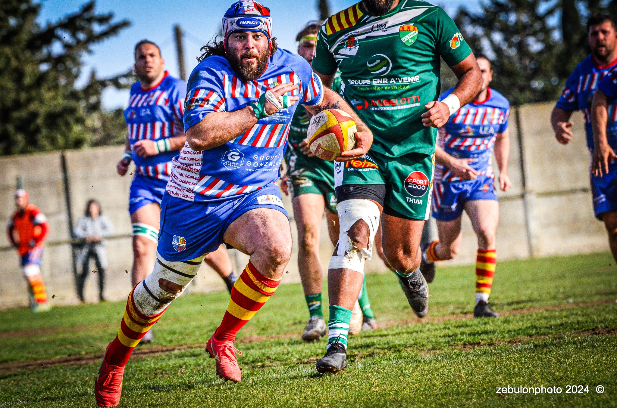 SCAR ESC-BAC - US Thuirinoise - Rugby - Fed3 2024 - SCAR ESC-BAC vs US Thuirinoise - P   (#F324SEBUSTP03) Photo by: Photo Zebulon | Siuxy Sports 2024-03-09