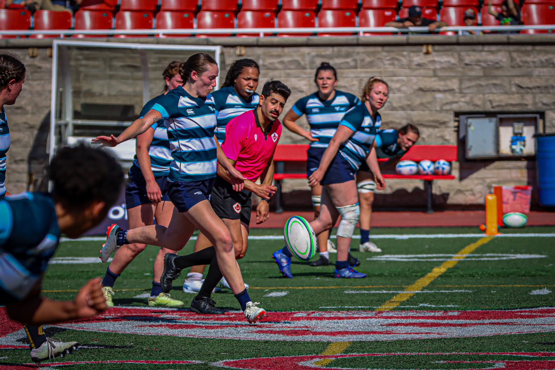 Équipe féminine - Rugby Québec - Ontario Blues (w) - Rugby - QORC-CROQ 2024 - FINALS - QUÉBEC EST (37) VS (13) ONTARIO EST - 1ST POSITION - Reel Mayarts (#QORC24QCEONE16) Photo by: Photo Mayarts | Siuxy Sports 2024-06-01