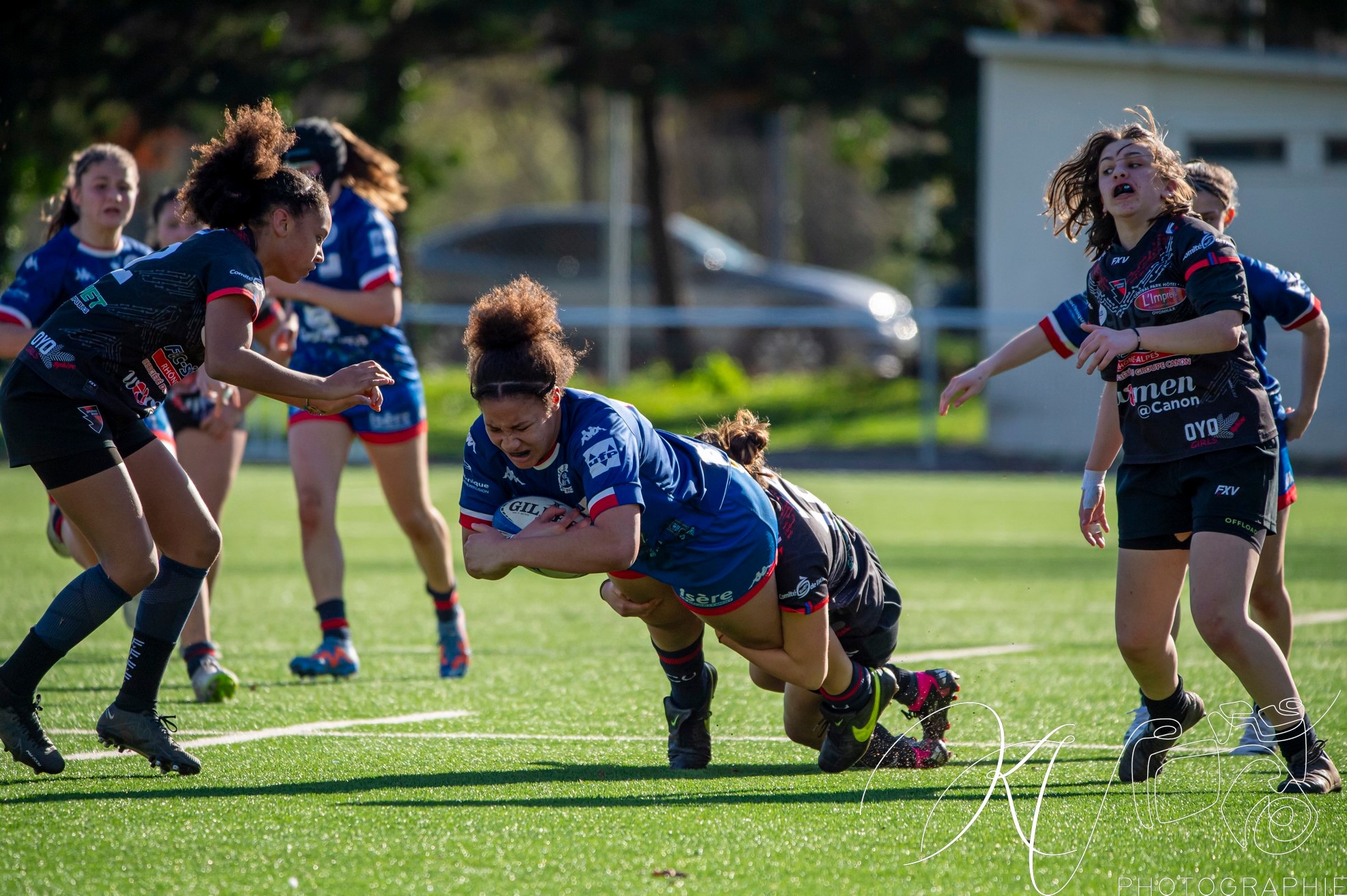  FC Grenoble Rugby - US Oyonnax Rugby - Rugby - 2024 U18 FCG AMAZONES vs US OYONNAX (#FFR24U18FCGUSO03) Photo by: Karine Valentin | Siuxy Sports 2024-03-16