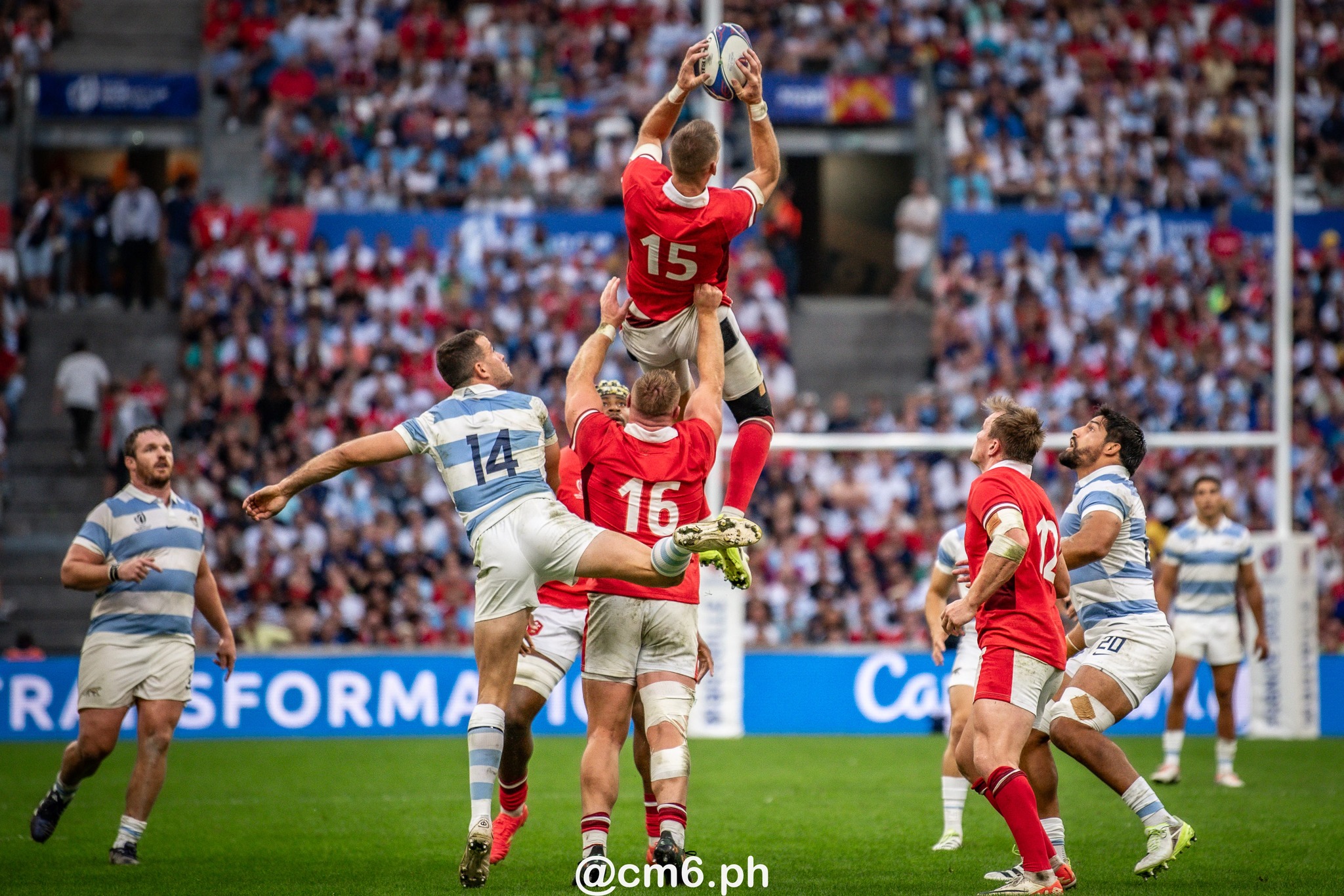  Selección Argentina de Rugby XV - Wales national rugby union team - Rugby - RWC 2023 - Argentina (29) vs (17) Wales (#RWC23ARGWAL10) Photo by: Christian Mas | Siuxy Sports 2023-10-14