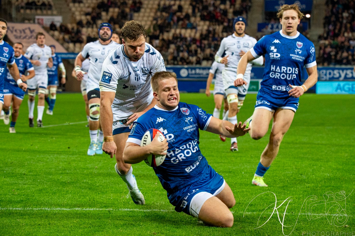  FC Grenoble Rugby - SU Agen - Rugby - FFR 2024 PRO D2 - Grenoble (37) vs (10) Agen (#PD224PD2GRSUA11) Photo by: Karine Valentin | Siuxy Sports 2024-11-01