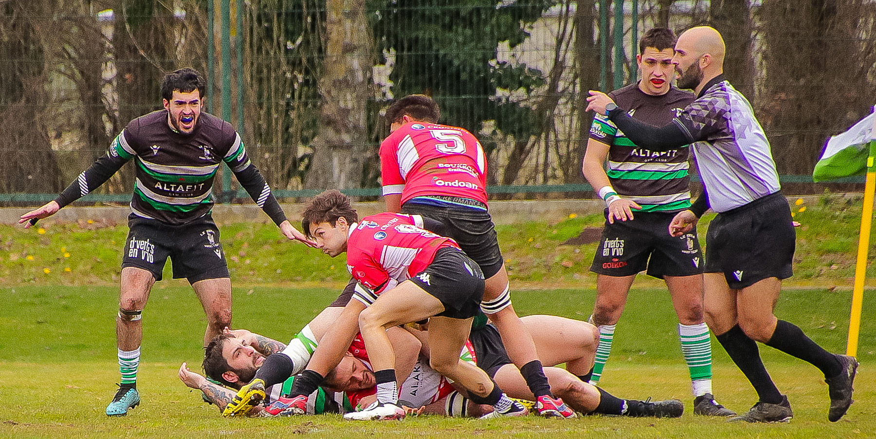 Jokin ESKOLAR OLAETA - Baden PAPUNI -  La Única Rugby Taldea - Gernika Rugby Taldea - Rugby - FER 2024 - DHB - La Unica RT (10) vs (31) Gernika RT (#FER24DHBUNIGER03) Photo by:  | Siuxy Sports 2024-03-09
