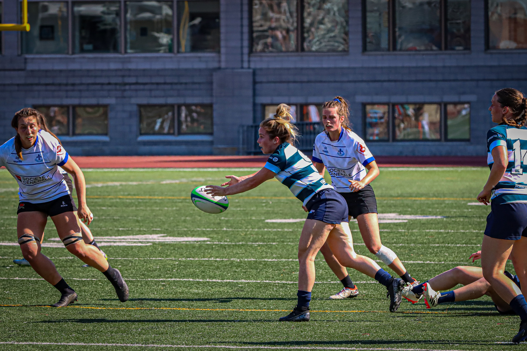  Équipe féminine - Rugby Québec - Ontario Blues (w) - Rugby - QORC-CROQ 2024 - FINALS - QUÉBEC EST (37) VS (13) ONTARIO EST - 1ST POSITION - Reel Mayarts (#QORC24QCEONE16) Photo by: Photo Mayarts | Siuxy Sports 2024-06-01