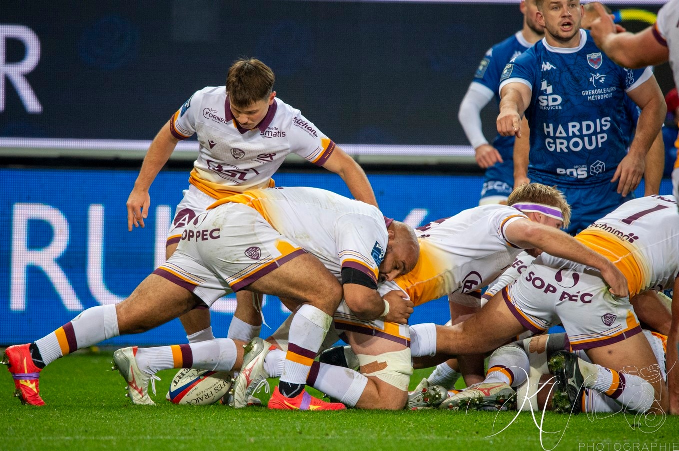  FC Grenoble Rugby - Soyaux Angoulême - Rugby - FFR 2024 - Pro D2 - FC Grenoble Rugby (37) vs (7) Soyaux Angouleme (#PD224PD2FCGSO11) Photo by: Karine Valentin | Siuxy Sports 2024-11-15