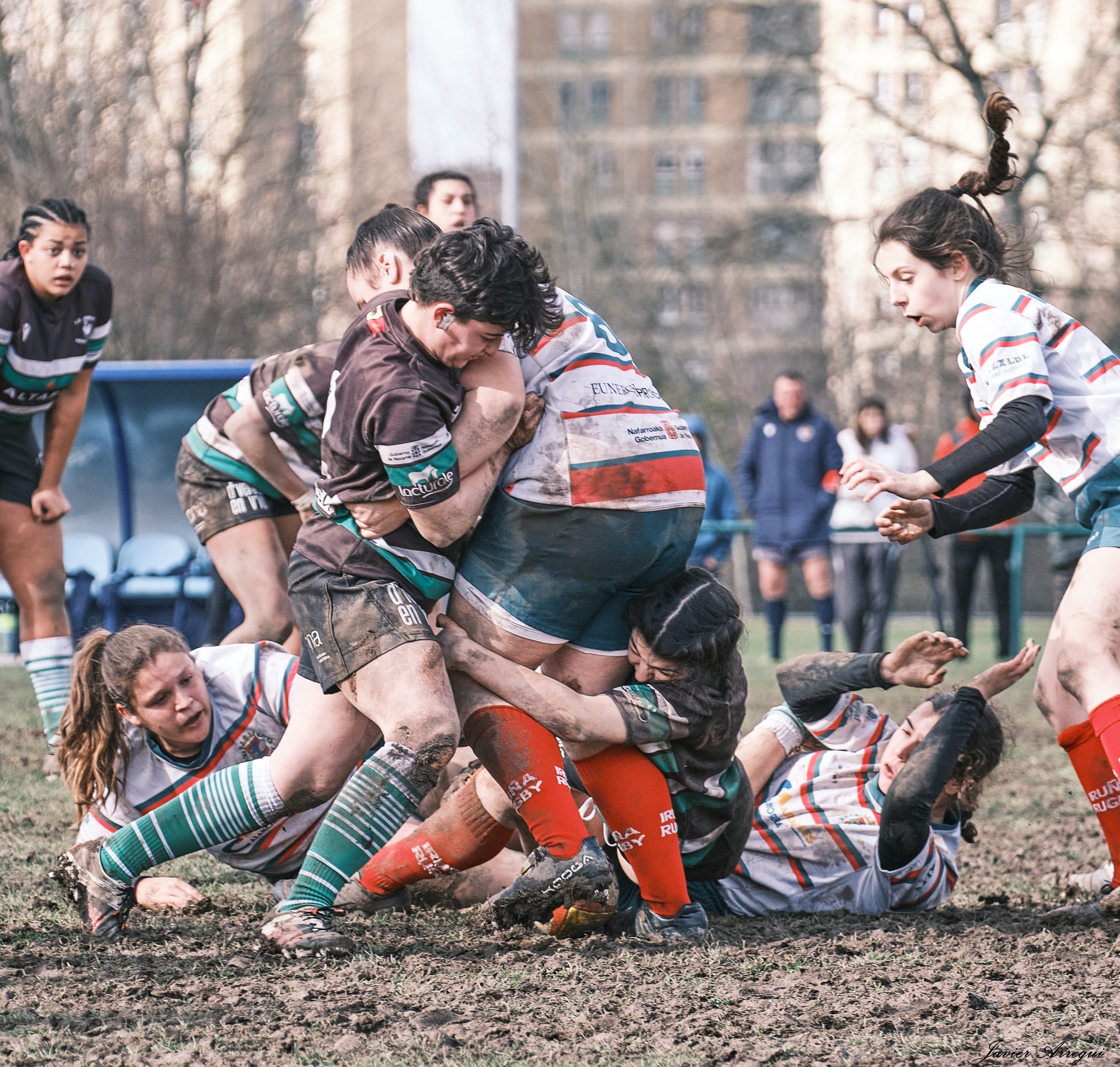  La Única Rugby Taldea - Iruña Rugby Club - Rugby - FER 2024 - La Unica RT vs Iruña Rugby Club - Neskak (#FER24UNIIRU02) Photo by: Javier Arregui | Siuxy Sports 2024-02-10
