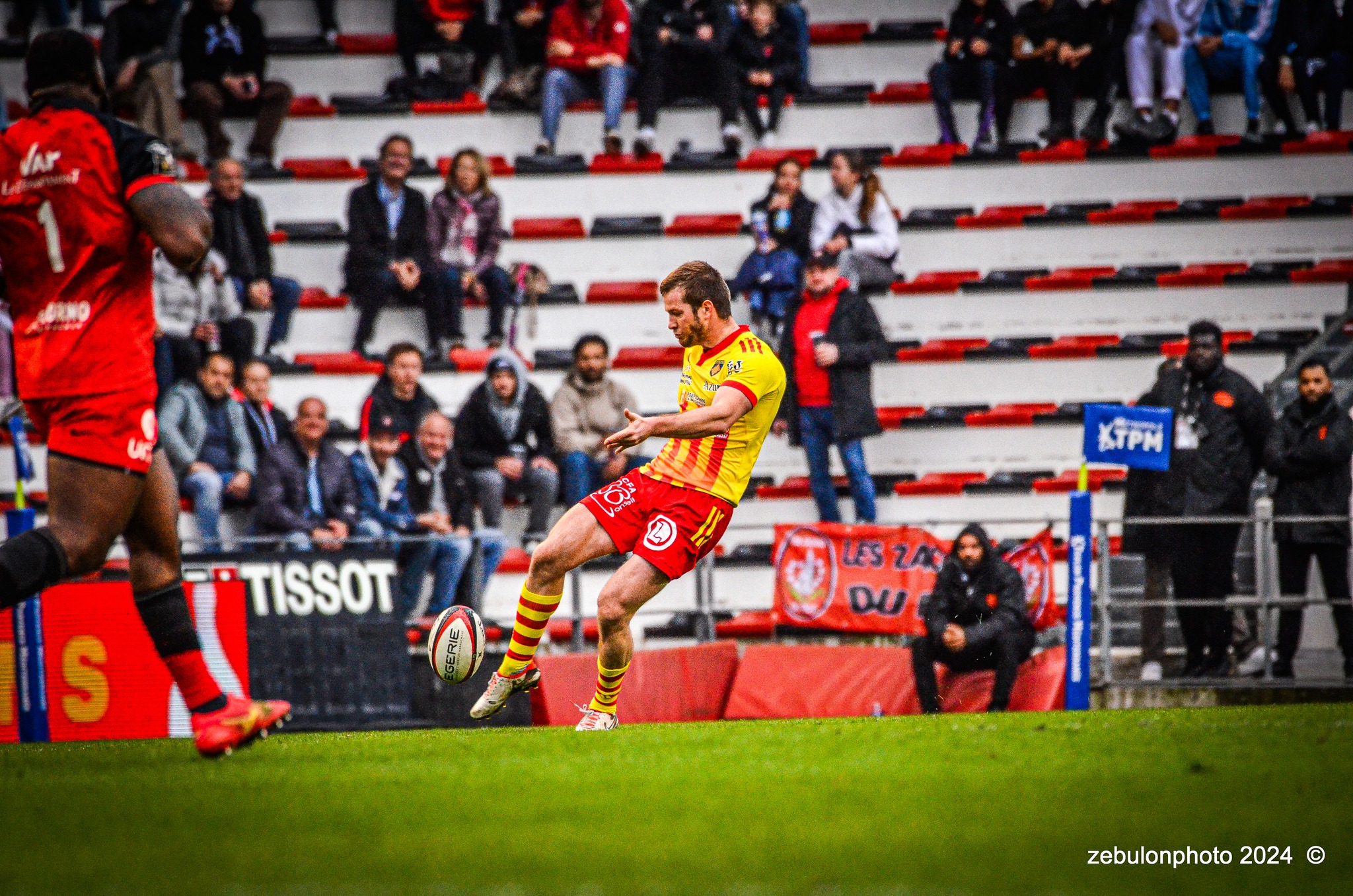  RC Toulonnais - US Arlequins Perpignanais - Rugby - TOP 14 - Toulon (44) vs (22) Perpignan (#TOP1424RCTUSAP03) Photo by: Photo Zebulon | Siuxy Sports 2024-03-02