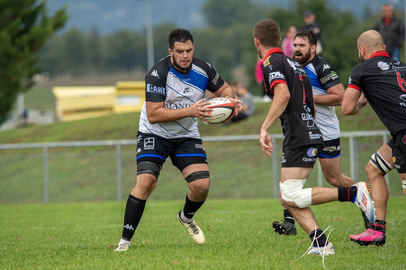  Bièvre Saint-Geoirs RC - US Vinay - Rugby - FFR 2024 Fed2 - Bievre SG vs US Vinay (#FFR24F2BSGUSV09) Photo by: Karine Valentin | Siuxy Sports 2024-09-22