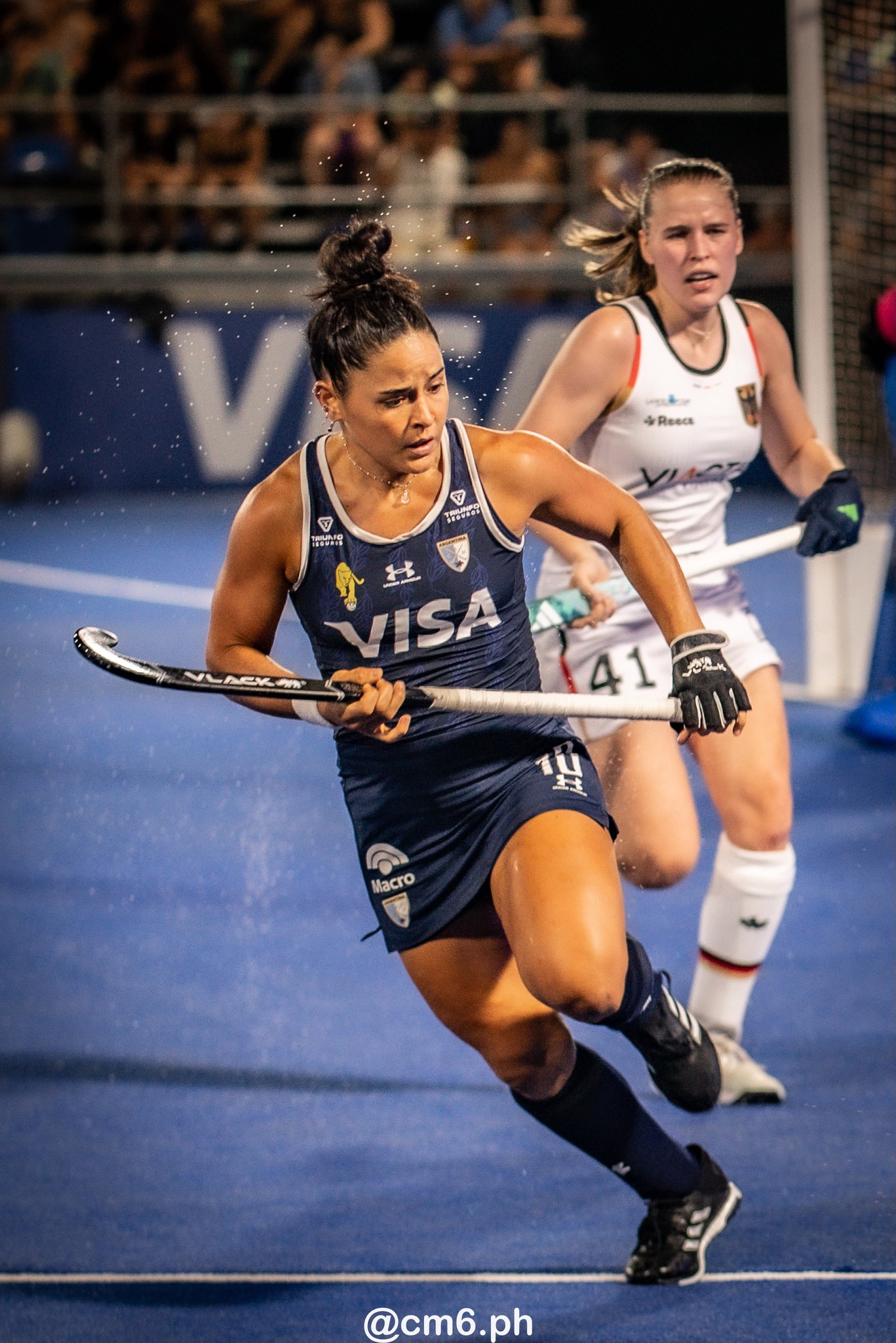 Maria Jose GRANATTO -  Selección femenina de hockey sobre césped de Argentina - Germany women's national field hockey team - Field hockey - FIH Pro League Fem 2023-2024 - Argentina (3) vs (1) Germany (#FIHPF24ARGGER02) Photo by: Christian Mas | Siuxy Sports 2024-02-16