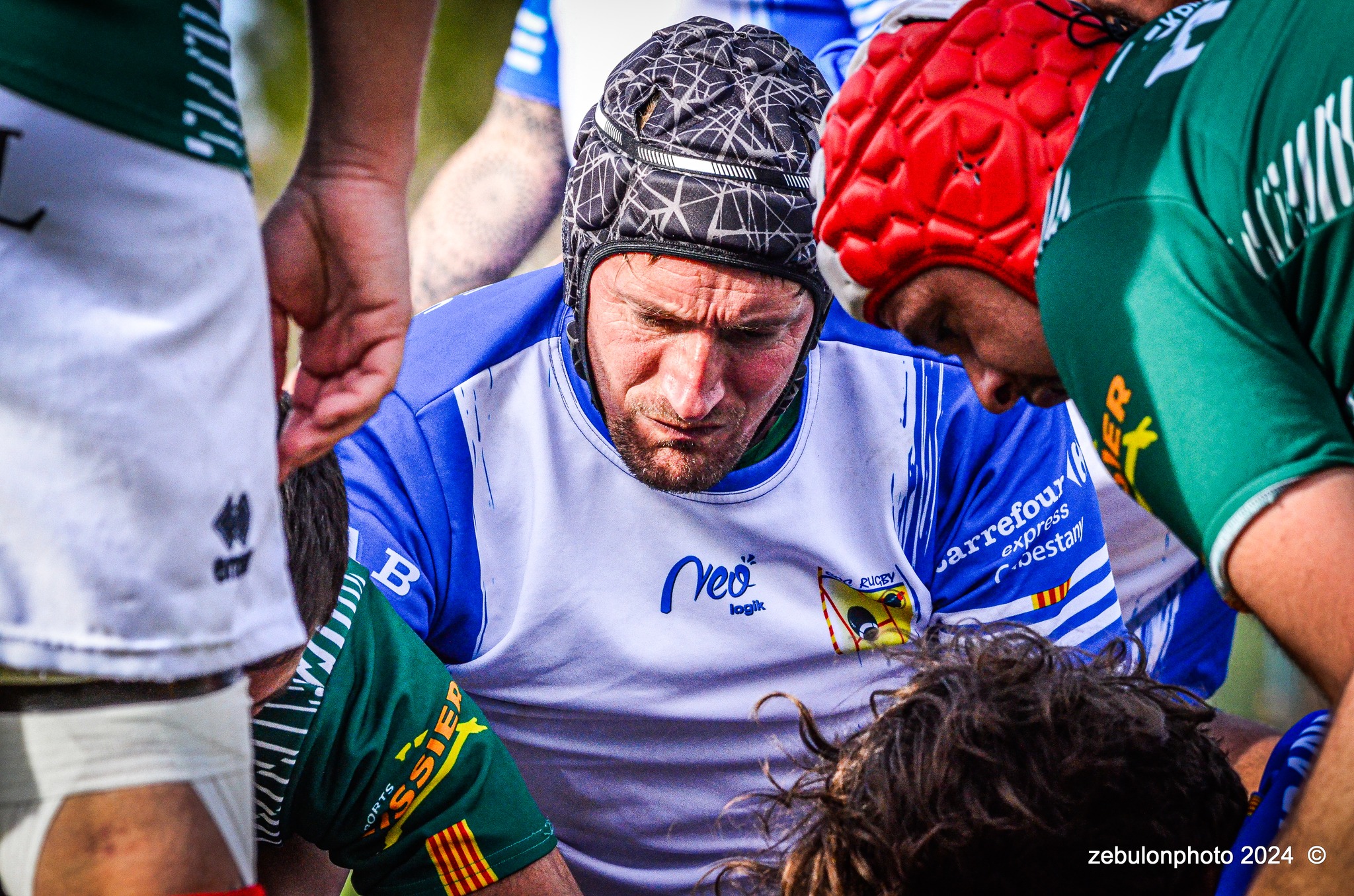  Cabestany Olympique XV - RC Ponteilla - Rugby - FFR Reg3 - Cabestani (15) vs (25) Ponteilla (#FFR24R3CABPON03) Photo by: Photo Zebulon | Siuxy Sports 2024-03-17