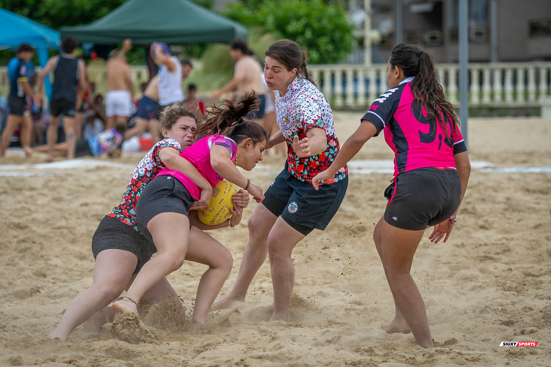  Universitario de Cantabria Rugby Club - Santoña Rugby Club - Rugby Playa - Circuito International del Cantabrico de Rugby Playa - IV Torneo Internacional de Laredo (#2024RugbyPlayaIVLaredo) Photo by: Fredy Monfoto | Siuxy Sports 2024-07-13