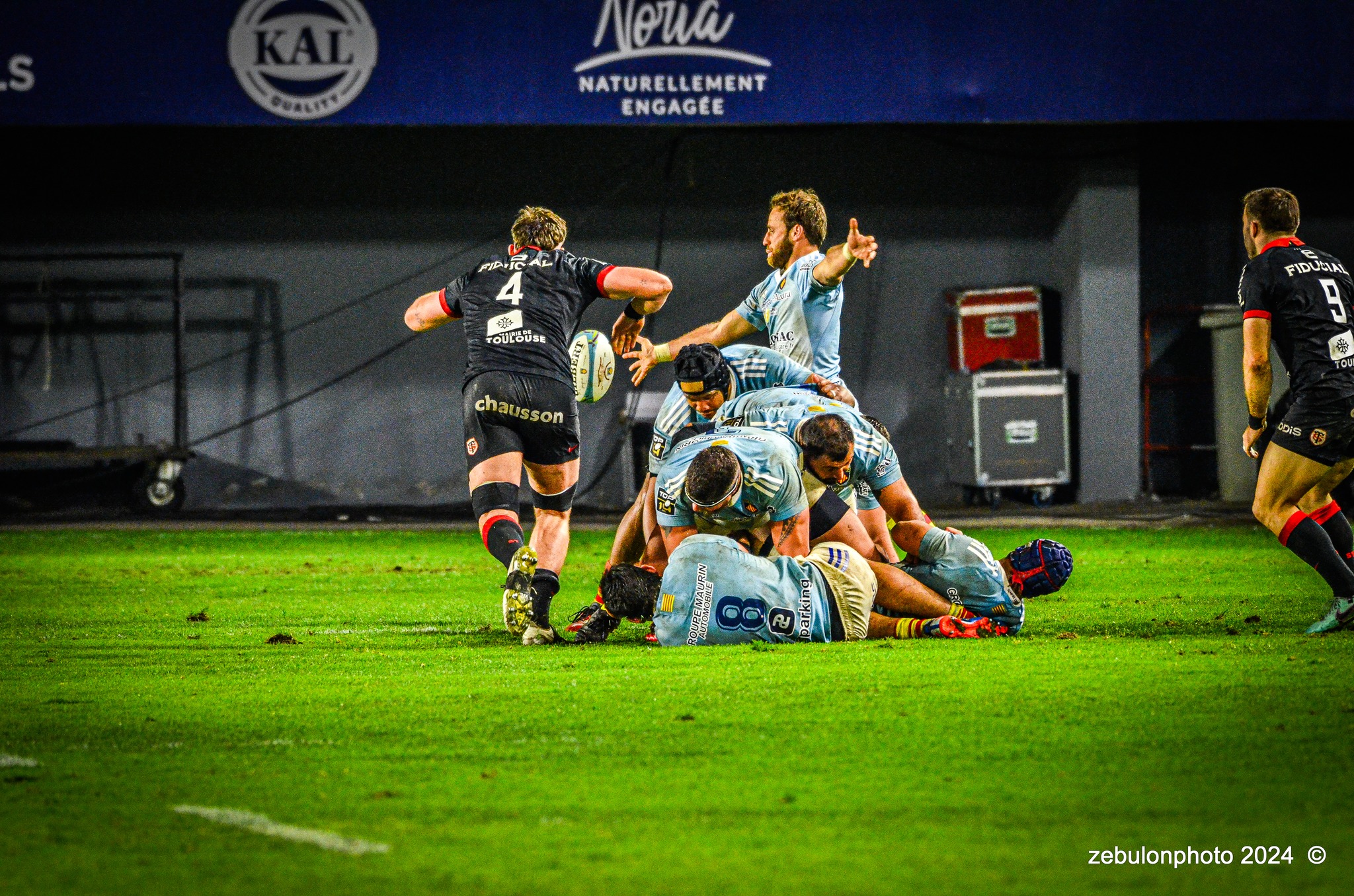  US Arlequins Perpignanais - RC Toulonnais - Rugby - TOP 14 - Perpignan (27) vs (17) RC Toulonnais (#TOP1424USAPRCT03) Photo by: Photo Zebulon | Siuxy Sports 2024-03-09