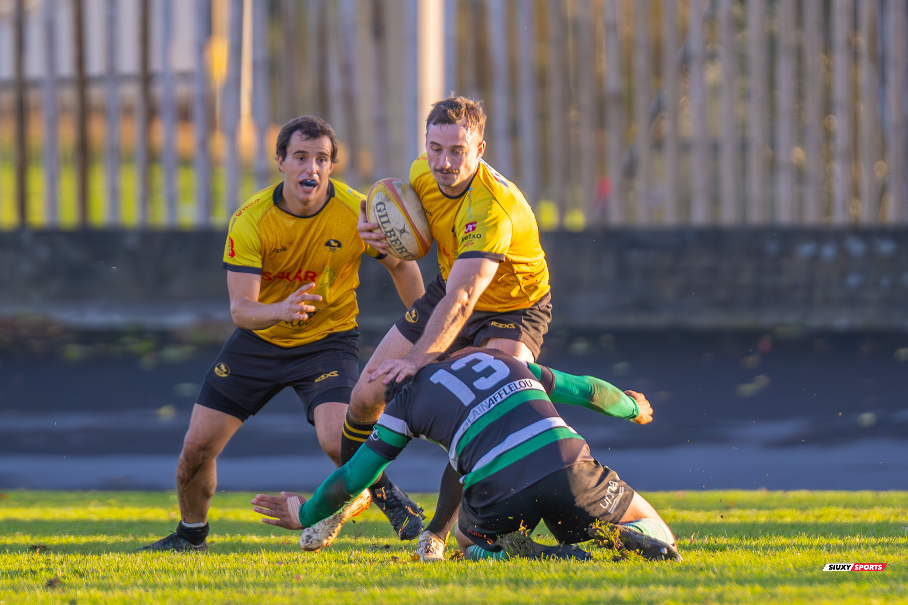 Jon Ander CALVO DE LA QUINTANA - Luis Aitor ZUBELDIA ELZO -  Getxo Artea Rugby Taldea - La Única Rugby Taldea - Rugby - FER 2024 - DHB - Getxo RT (91) vs (0) La Unica RT (#FER24DHBGRTLUR11) Photo by: Fredy Monfoto | Siuxy Sports 2023-11-04