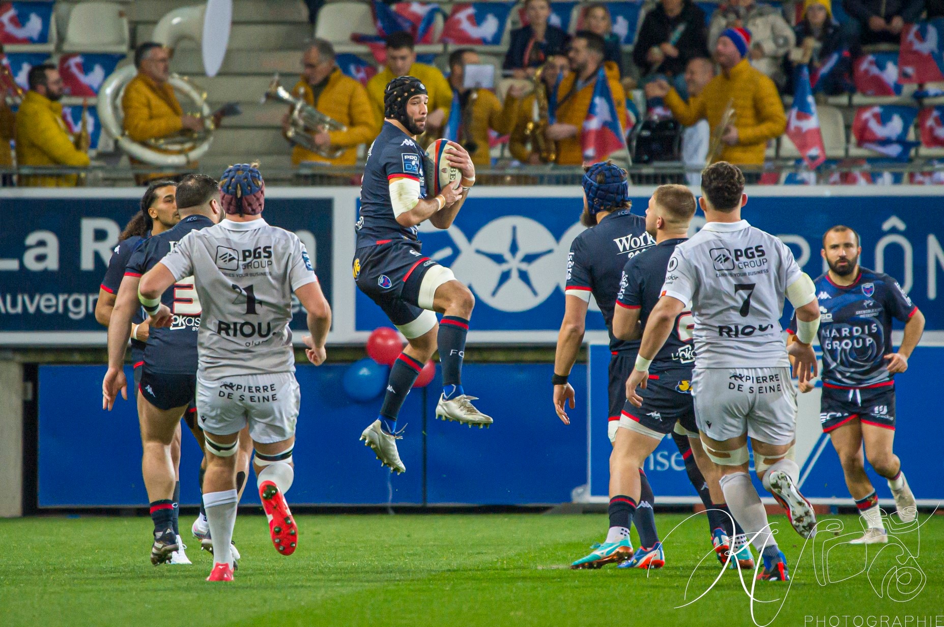  FC Grenoble Rugby - Rouen Normandie Rugby - Rugby - Pro D2 - FC Grenoble (43) vs (16) Rouen (#PD224FCGRNR03) Photo by: Karine Valentin | Siuxy Sports 2024-03-01