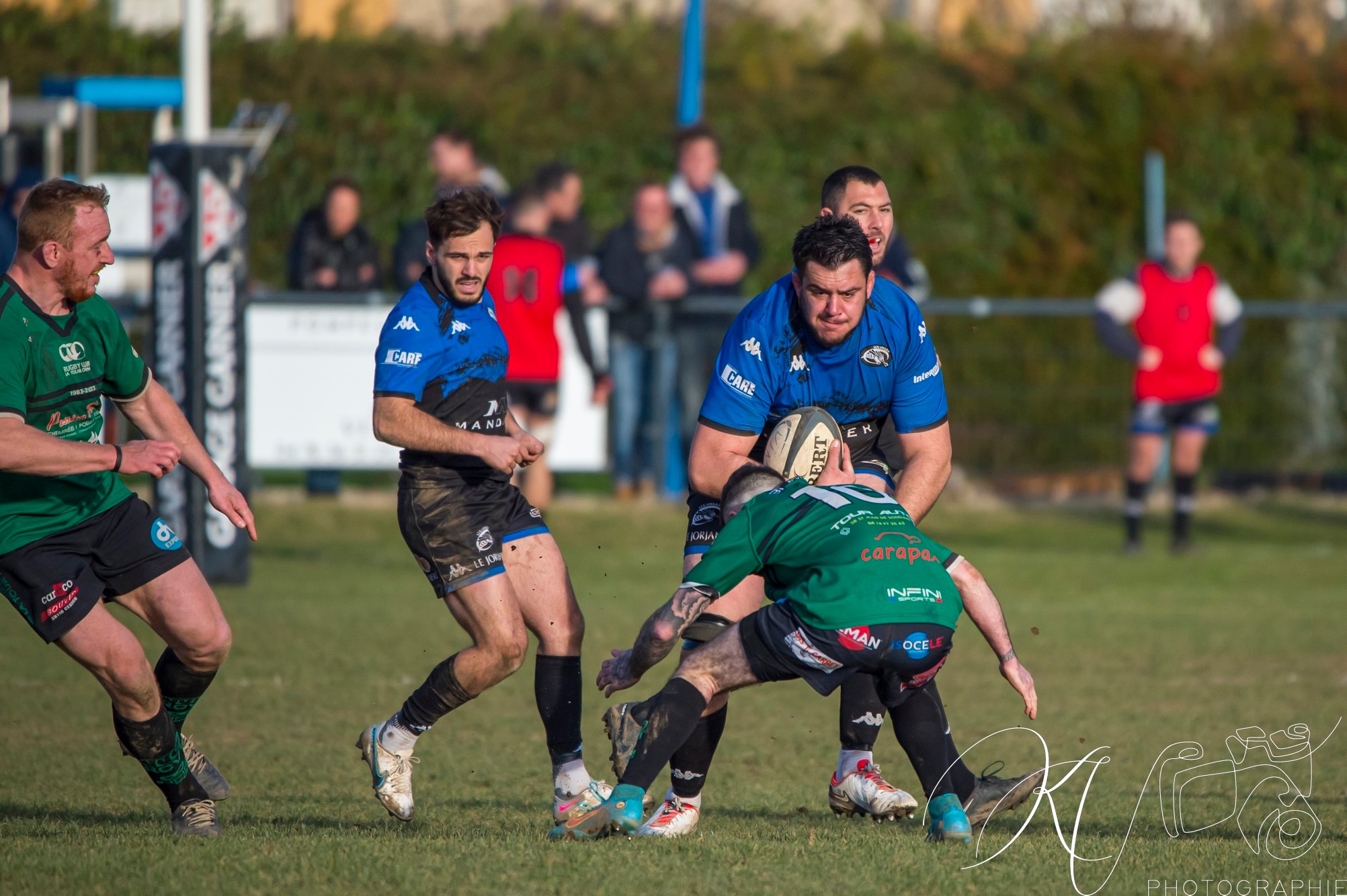  US Vinay - Rugby Club des Vallons de la Tour - Rugby - FED2 2024 - US Vinay (34) vs (25) RC des Vallons de la Tour (#FED224USVVDT01) Photo by: Karine Valentin | Siuxy Sports 2024-01-28