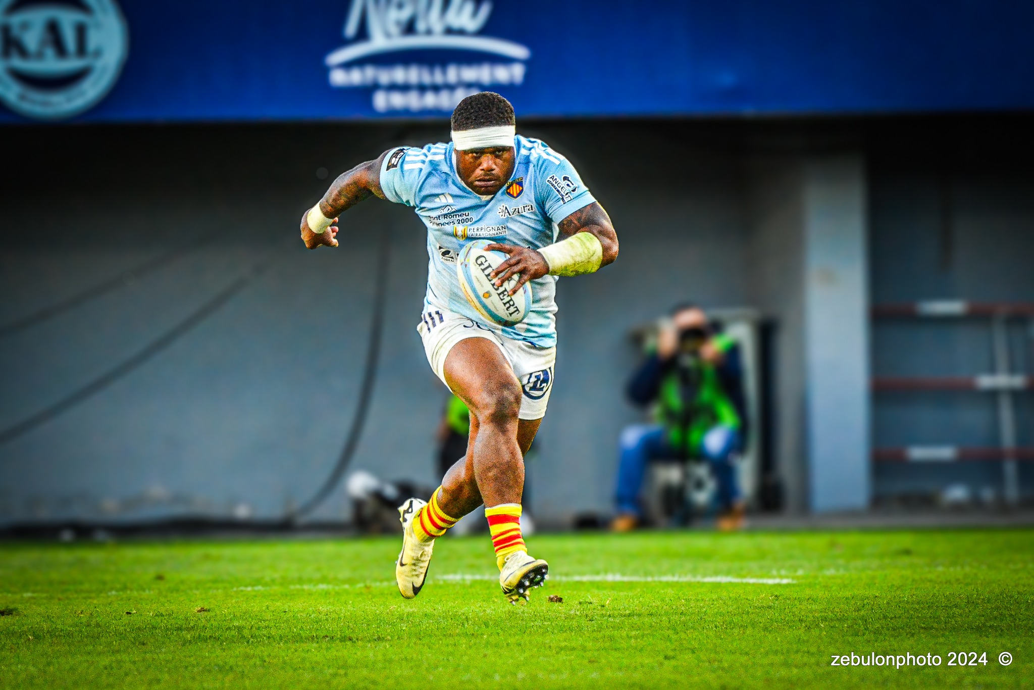  US Arlequins Perpignanais - Castres Olympique - Rugby - FFR 2024 - Top14 - USAP (43) vs (12) Castres  (#FFR24TOPPERCAS03) Photo by: Photo Zebulon | Siuxy Sports 2024-03-30