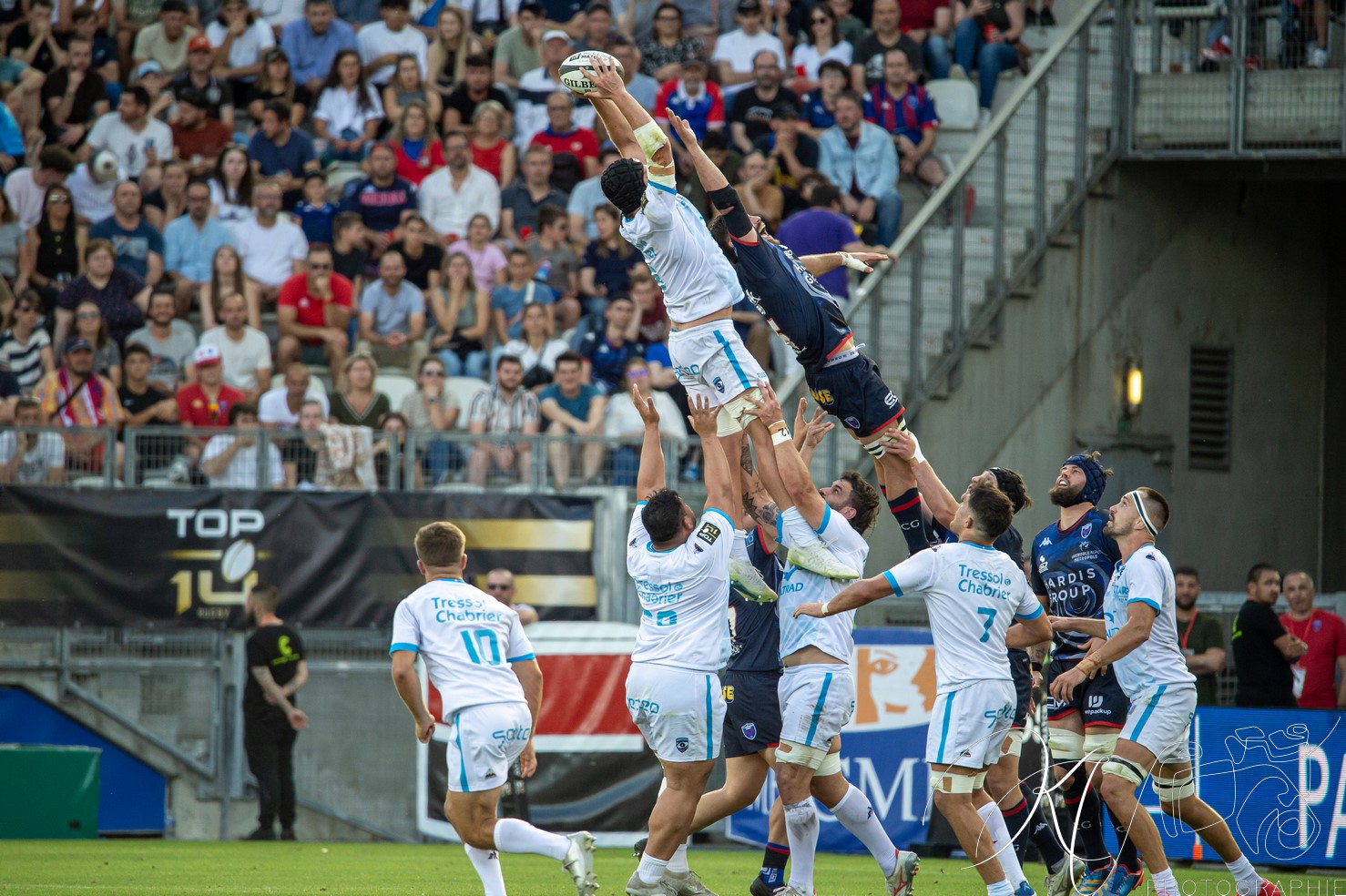  FC Grenoble Rugby - Montpellier Hérault Rugby - Rugby - FFR - 2024 - Access Match -  FC Grenoble (18) vs (20) Montpellier (#FFR24FCGMHR06) Photo by: Karine Valentin | Siuxy Sports 2024-06-16