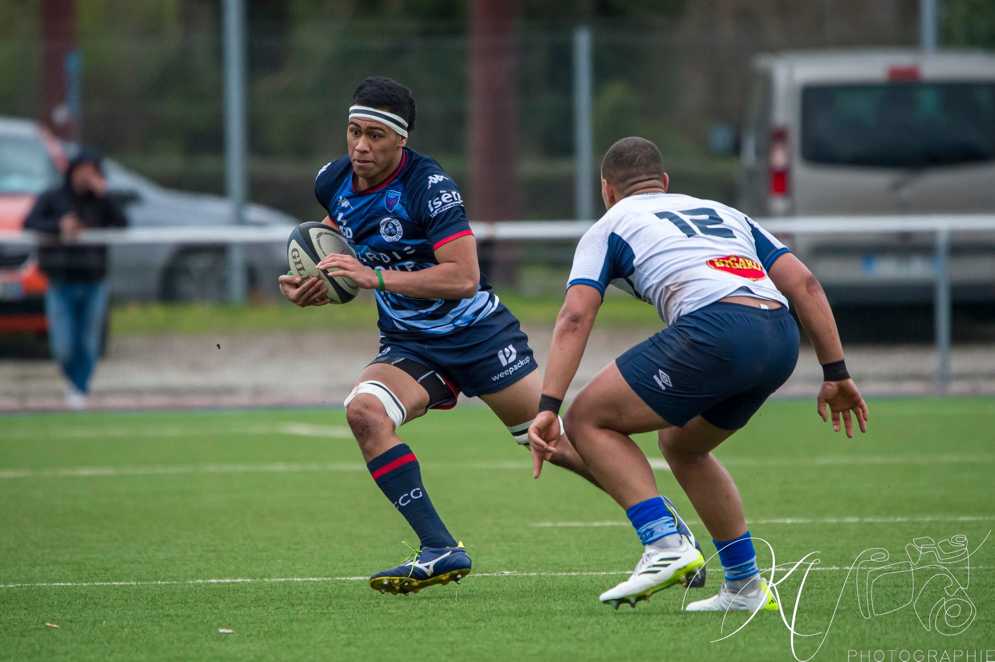 Jacob TAUFA -  FC Grenoble Rugby - Castres Olympique - Rugby - 2024 Espoirs - FC Grenoble (53) vs (32) Castres Olympique (#ESP24FCGCAS02) Photo by: Karine Valentin | Siuxy Sports 2024-02-17