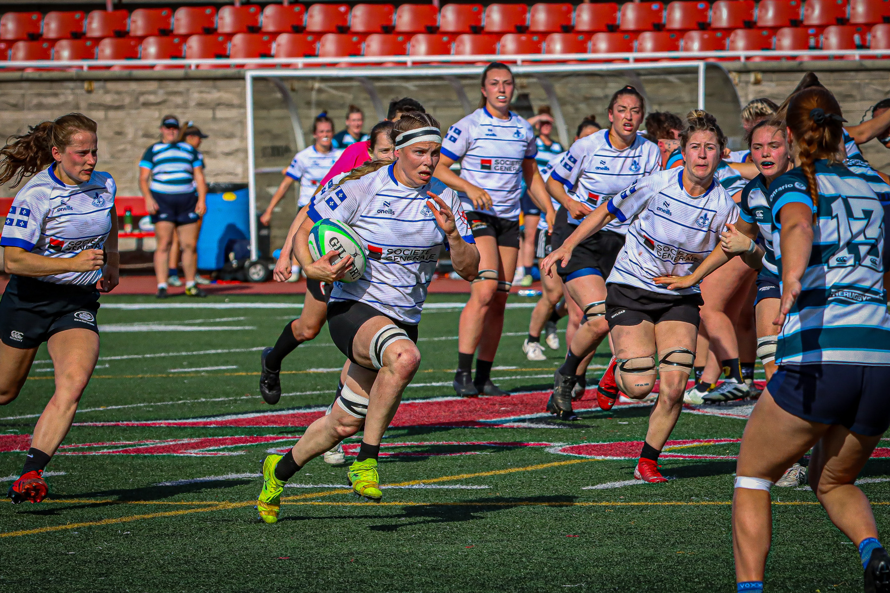  Équipe féminine - Rugby Québec - Ontario Blues (w) - Rugby - QORC-CROQ 2024 - FINALS - QUÉBEC EST (37) VS (13) ONTARIO EST - 1ST POSITION - Reel Mayarts (#QORC24QCEONE16) Photo by: Photo Mayarts | Siuxy Sports 2024-06-01