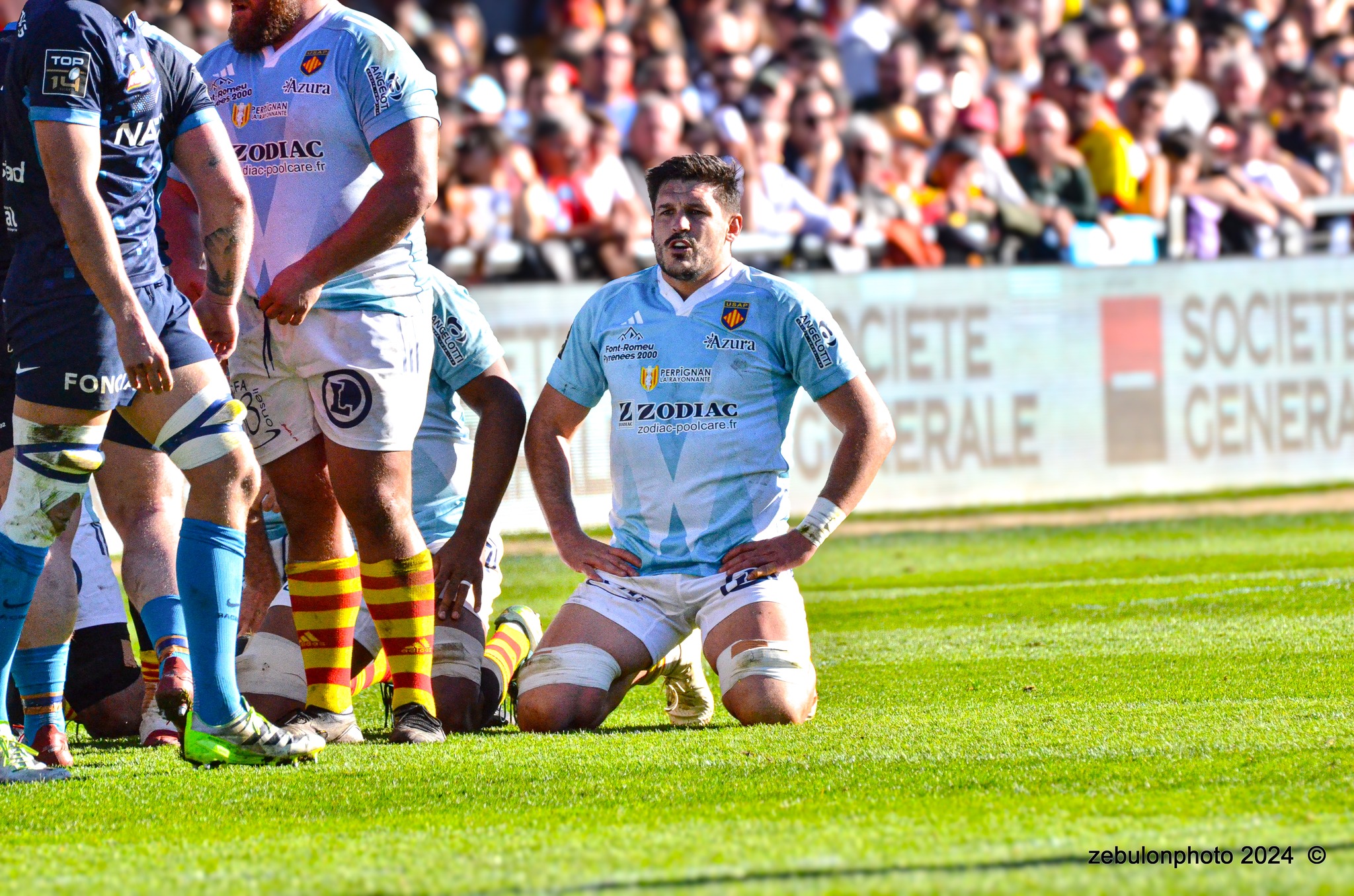 US Arlequins Perpignanais - Racing 92 - Rugby - TOP 14 - Perpignan (26) vs (5) Racing 92 (#TOP1424USAPR9202) Photo by: Photo Zebulon | Siuxy Sports 2024-02-03