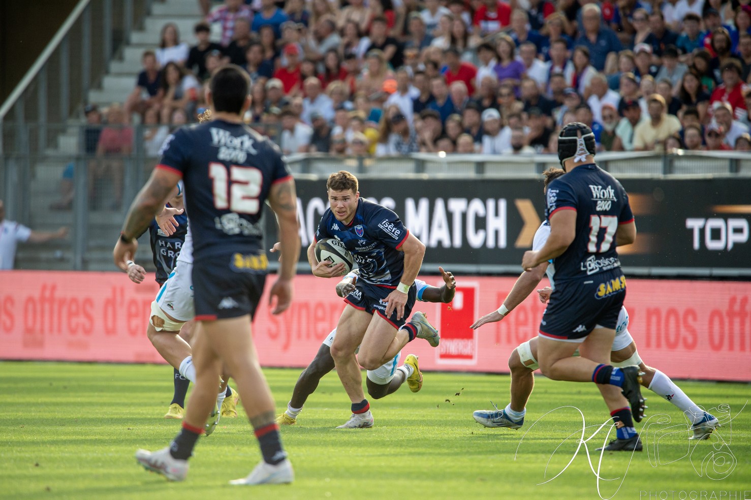  FC Grenoble Rugby - Montpellier Hérault Rugby - Rugby - FFR - 2024 - Access Match -  FC Grenoble (18) vs (20) Montpellier (#FFR24FCGMHR06) Photo by: Karine Valentin | Siuxy Sports 2024-06-16