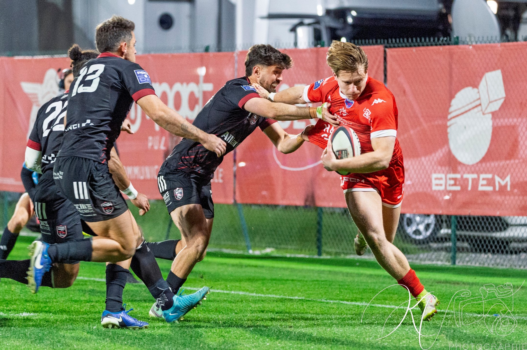  Stade niçois - FC Grenoble Rugby - Rugby - FFR 2024 Fed2 - Stade Niçois (18) vs (49) Grenoble Rugby (#FFR24FsSTGFC12) Photo by: Karine Valentin | Siuxy Sports 2024-12-20