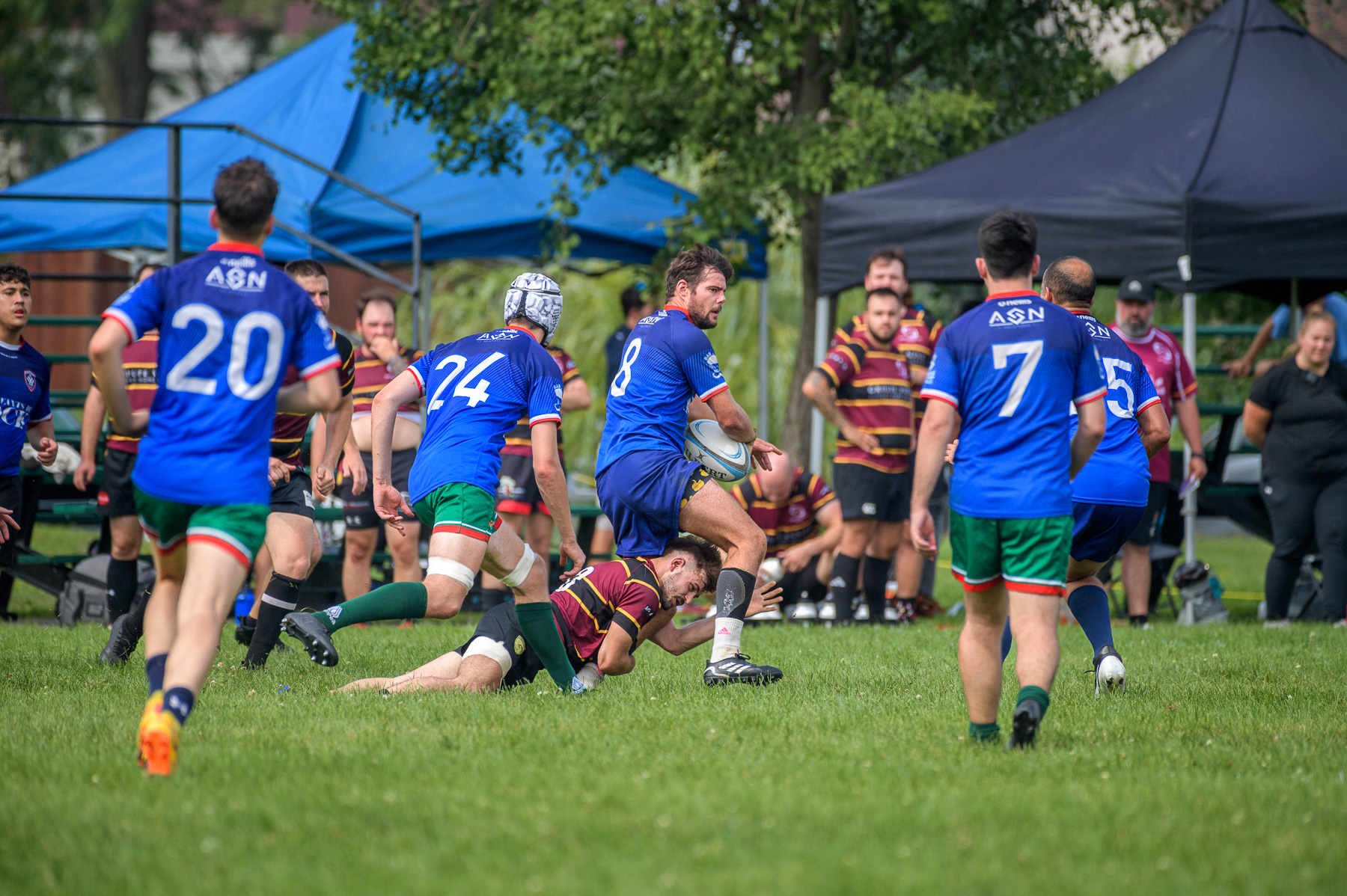  Mont-Tremblant RFC - Rugby XV de Montréal - Rugby - RQ 2024 - Finales - LPR3M - Mont-Tremblant vs XV de Montreal (#RQ24FLPR3MMTXV) Photo by: Simon Duquette | Siuxy Sports 2024-08-17