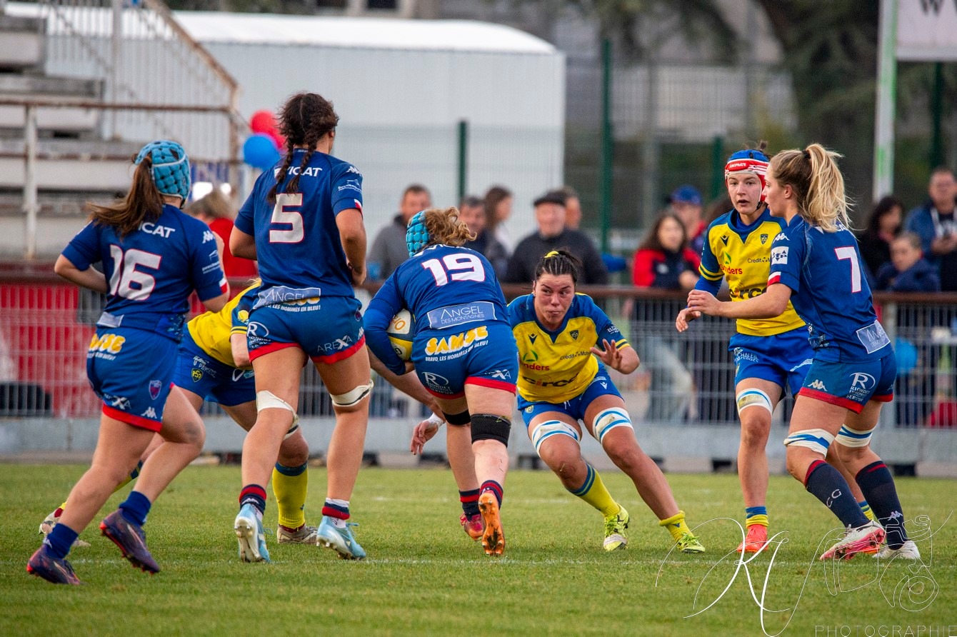  ASM Romagnat rugby féminin - FC Grenoble Rugby - Rugby - FFR 2024 Elite 1 Fém - ASM Romagnat (32) vs (8) Amazones FC Grenoble  (#FFR24E1FASMRFCG11) Photo by: Karine Valentin | Siuxy Sports 2024-11-17