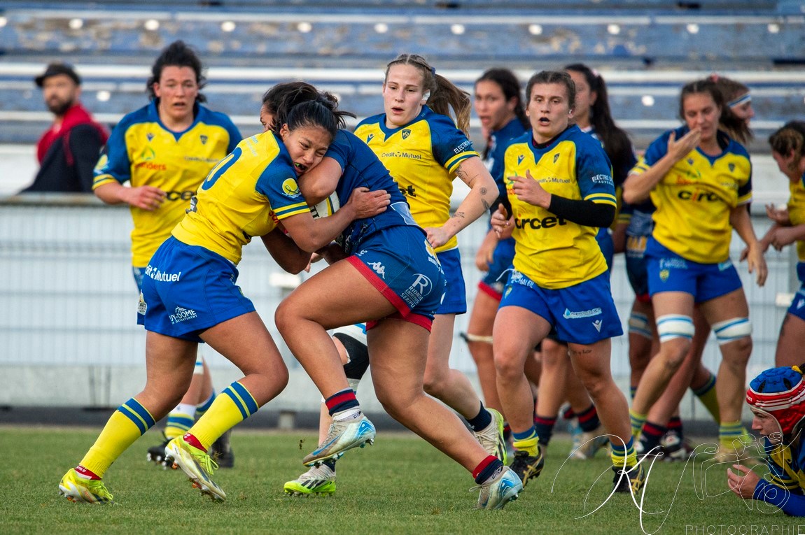  ASM Romagnat rugby féminin - FC Grenoble Rugby - Rugby - FFR 2024 Elite 1 Fém - ASM Romagnat (32) vs (8) Amazones FC Grenoble  (#FFR24E1FASMRFCG11) Photo by: Karine Valentin | Siuxy Sports 2024-11-17