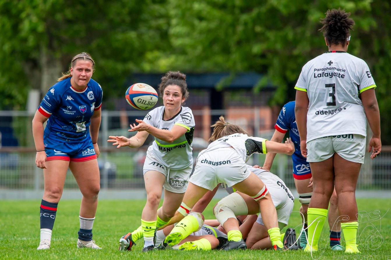  FC Grenoble Rugby - Stade Toulousain - Rugby - FFR 2024 Élite 1 F - FC Grenoble Amazones (23) vs (17) Stade Toulousain (#FFR24EL1FFCGST05) Photo by: Karine Valentin | Siuxy Sports 2024-05-12