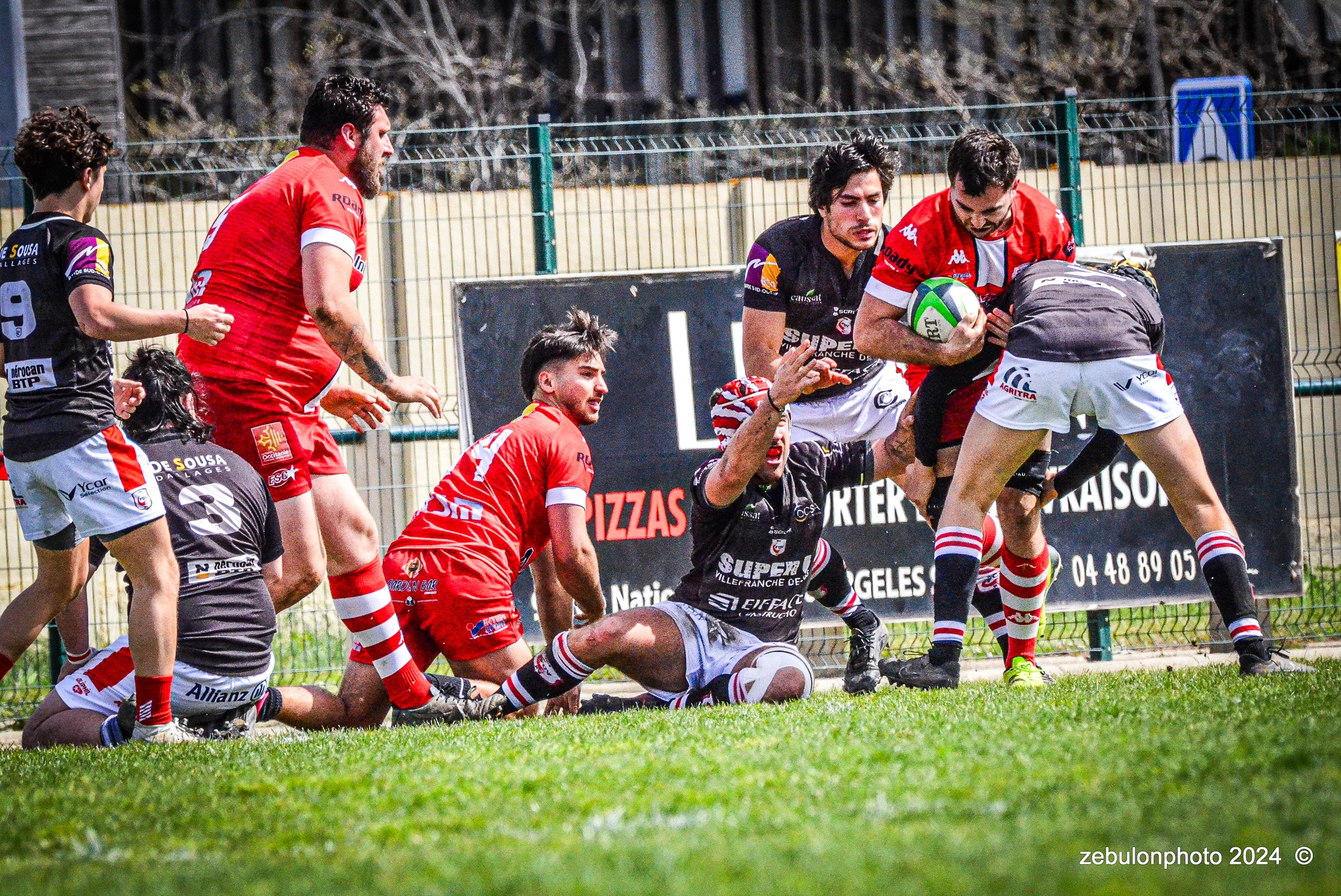  Étoile Sportive Catalane - Football Club Villefranchois - Lauragais - Rugby - FFR -  Fed 2 2024 - Etoile Sportive Catalane vs FC Villefranchois (#FFR24F2ESCFCV03) Photo by: Photo Zebulon | Siuxy Sports 2024-03-23