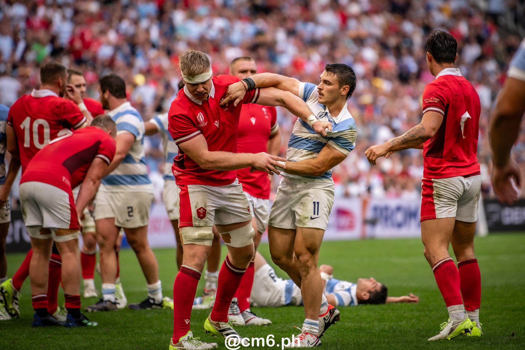 Selección Argentina de Rugby XV - Wales national rugby union team - Rugby - RWC 2023 - Argentina (29) vs (17) Wales (#RWC23ARGWAL10) Photo by: Christian Mas | Siuxy Sports 2023-10-14