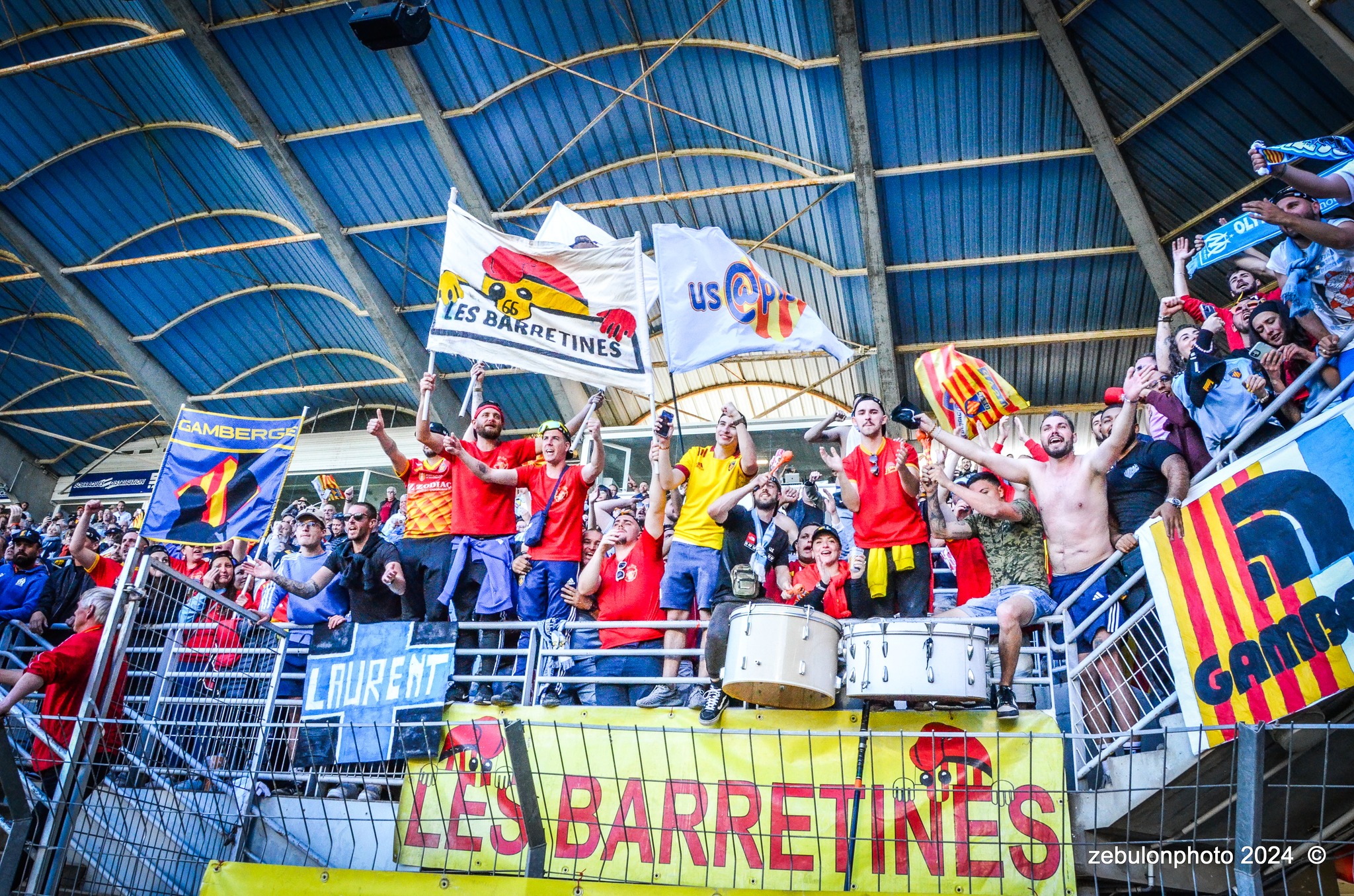  US Arlequins Perpignanais - Lyon Olympique Universitaire - Rugby - FFR 2024 - TOP14 - USAP (51) VS (20) LOU (#FFR24T14USALOU04) Photo by: Photo Zebulon | Siuxy Sports 2024-04-20