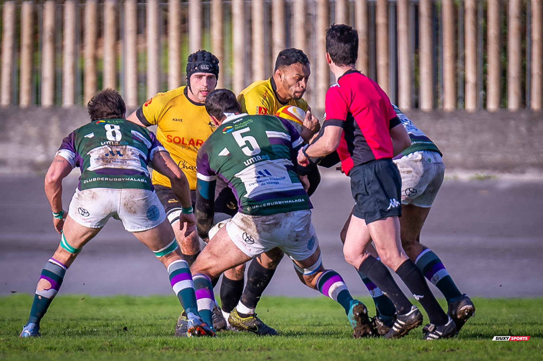 Anthony MATOTO - Iker VIANA DE ARIÑO -  Getxo Artea Rugby Taldea - Club Rugby Málaga - Rugby - FER 2024 - DHB - Getxo RT (52) vs (10) CR Malaga (#FER24DGBGETMAL02) Photo by: Fredy Monfoto | Siuxy Sports 2024-02-10