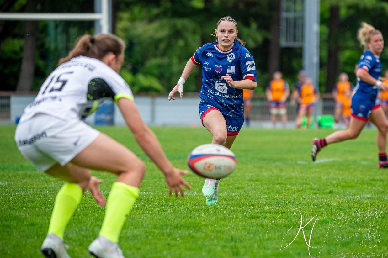  FC Grenoble Rugby - Stade Toulousain - Rugby - FFR 2024 Élite 1 F - FC Grenoble Amazones (23) vs (17) Stade Toulousain (#FFR24EL1FFCGST05) Photo by: Karine Valentin | Siuxy Sports 2024-05-12