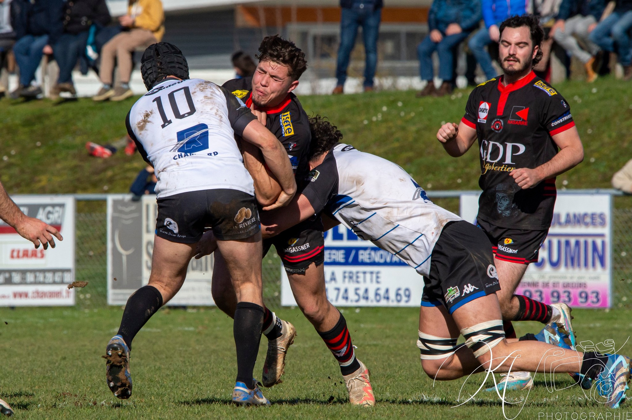  Bièvre Saint-Geoirs RC - US Vinay - Rugby - Fed2 2024 - Bièvre Saint-Geoirs RC (14) vs (26) US Vinay (#F224BSGUSV03) Photo by: Karine Valentin | Siuxy Sports 2024-03-09