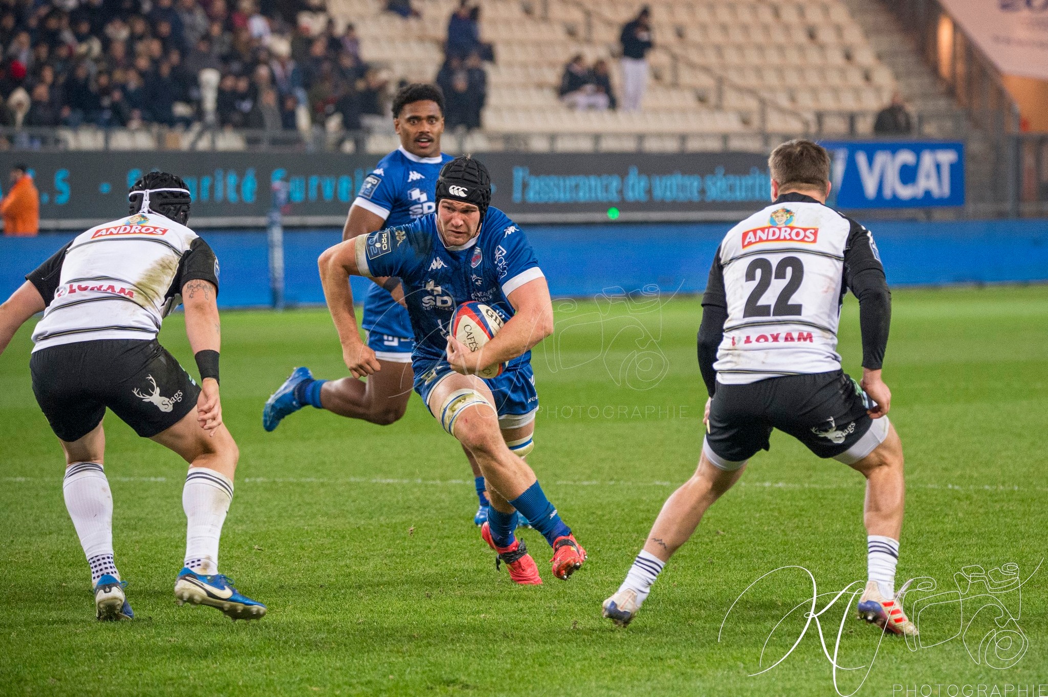  FC Grenoble Rugby - CA Brive - Rugby - FFR 2024 Fed2 - FC Grenoble Rugby (34) vs (22) CA Brive (#FFR24F2FCGBRI12) Photo by: Karine Valentin | Siuxy Sports 2024-12-13