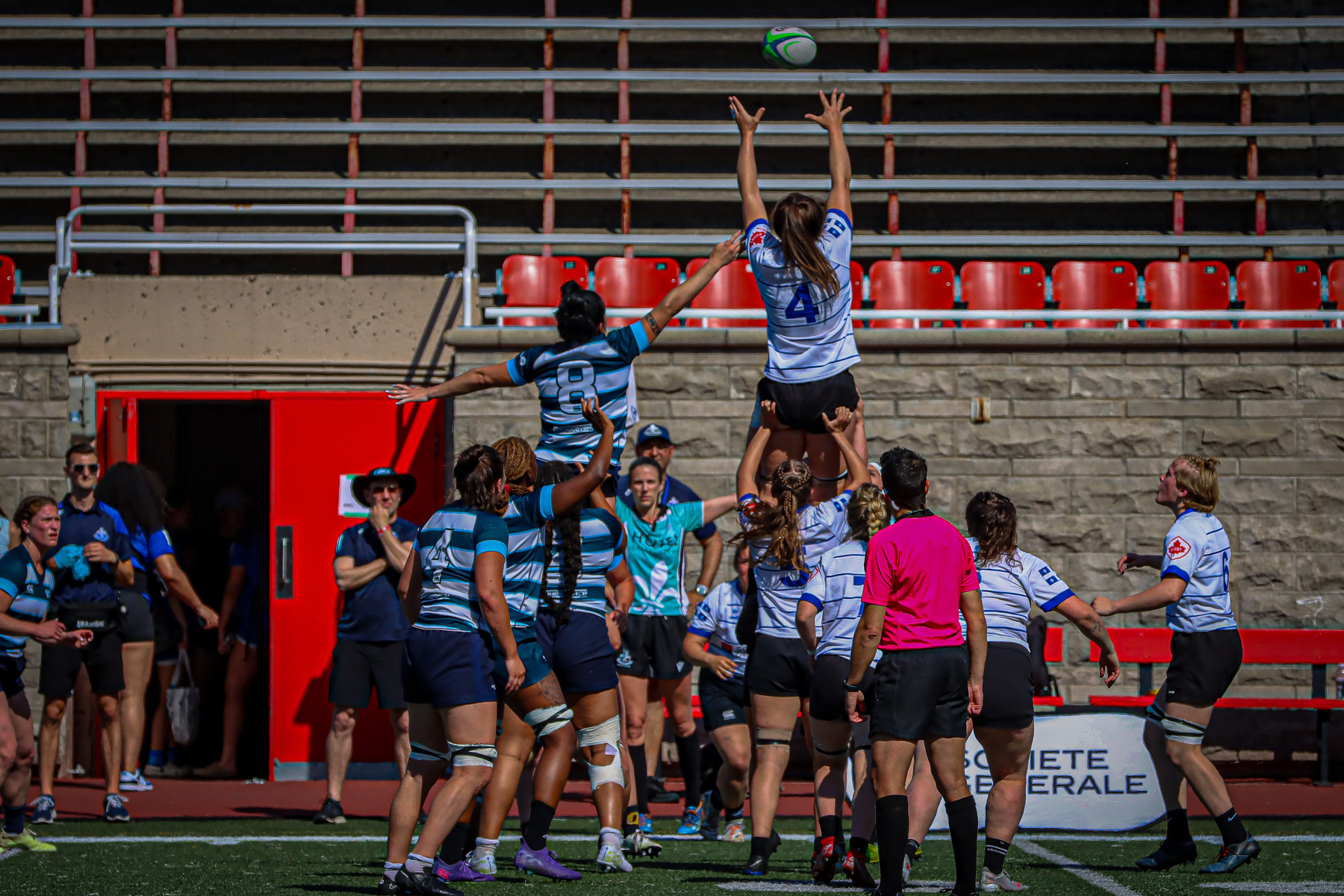  Équipe féminine - Rugby Québec - Ontario Blues (w) - Rugby - QORC-CROQ 2024 - FINALS - QUÉBEC EST (37) VS (13) ONTARIO EST - 1ST POSITION - Reel Mayarts (#QORC24QCEONE16) Photo by: Photo Mayarts | Siuxy Sports 2024-06-01