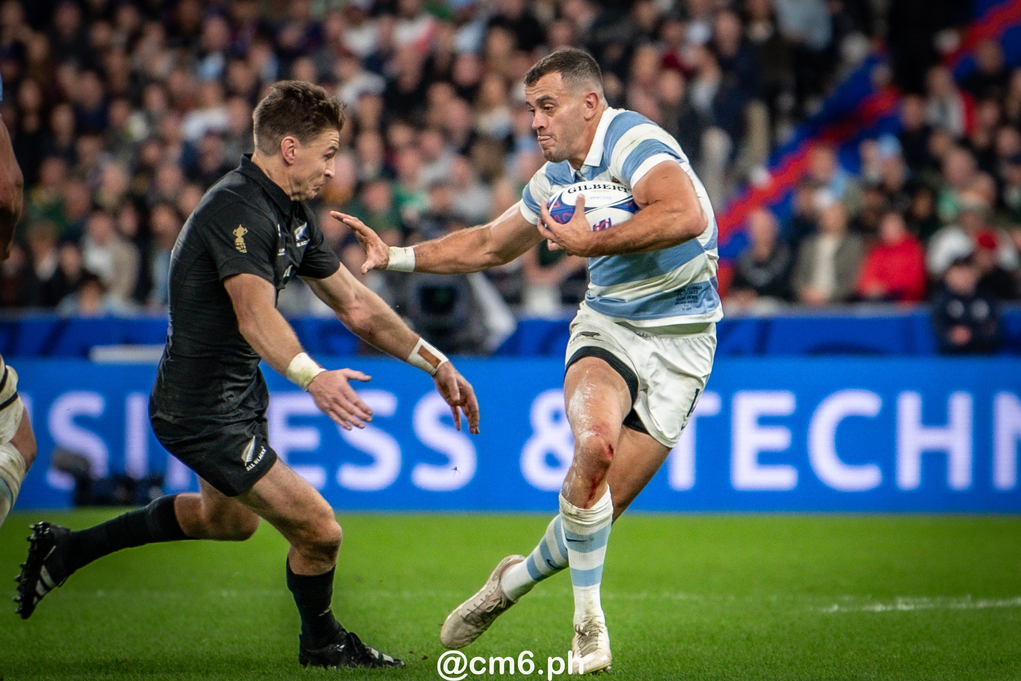  Selección Argentina de Rugby XV - New Zealand national rugby union team - Rugby - RWC 2023 - Semi final - Los Pumas (6) vs (44) All Blacks (#RWC23ARGNZL10) Photo by: Christian Mas | Siuxy Sports 2023-10-27