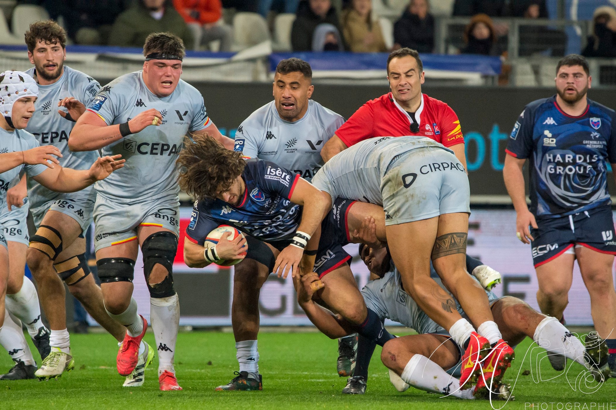  FC Grenoble Rugby - Provence - Rugby - PRO D2 - FC GRENOBLE (45) VS (10) Provence Rugby (#2024PROD1FCGPRR01) Photo by: Karine Valentin | Siuxy Sports 2024-01-04