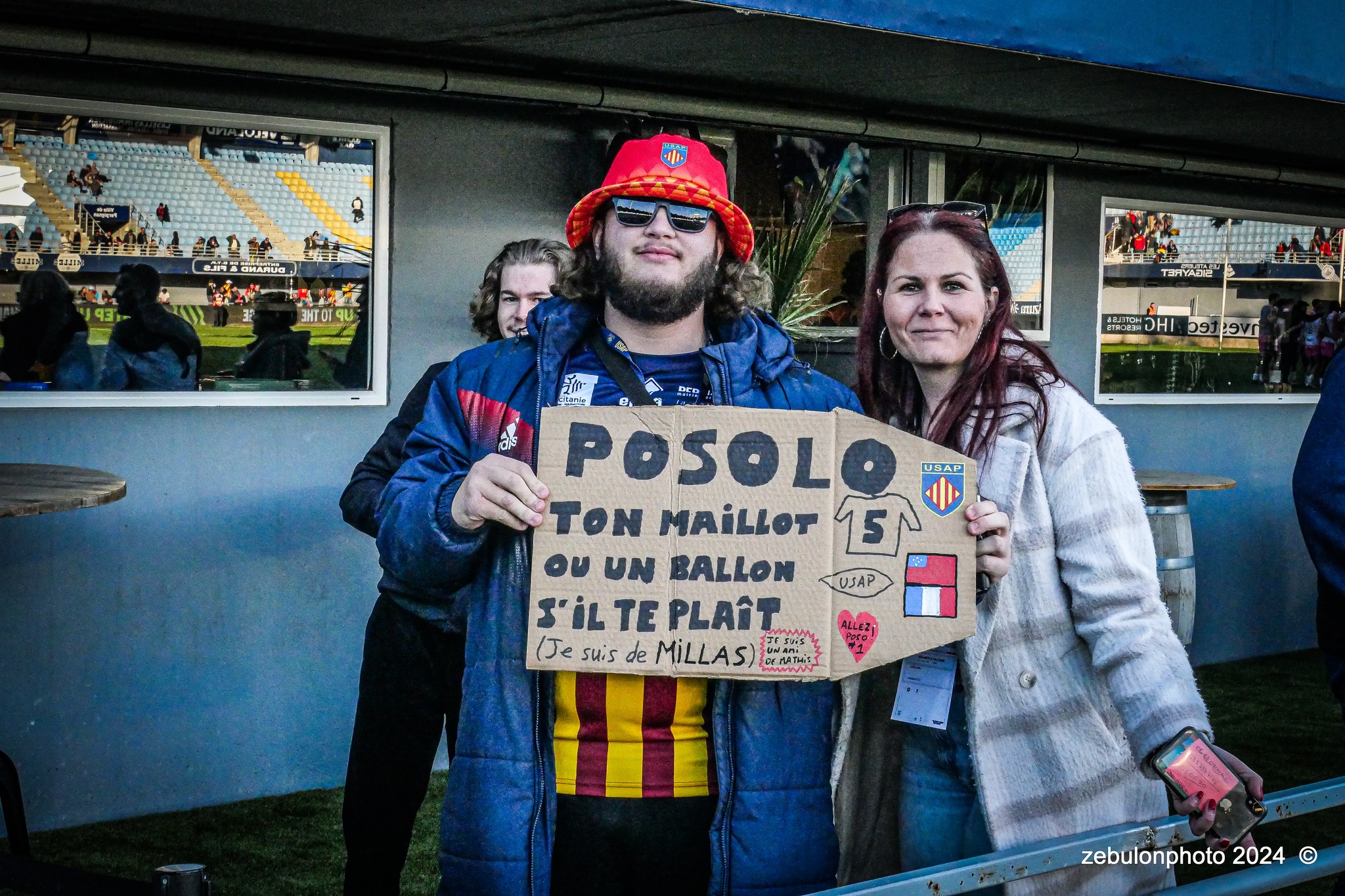  US Arlequins Perpignanais - Newcastle Falcons - Rugby - Challenge Cup - Perpignan (23) vs (32) Newcastle Falcons (#CC24USAPNF01) Photo by: Photo Zebulon | Siuxy Sports 2024-01-21