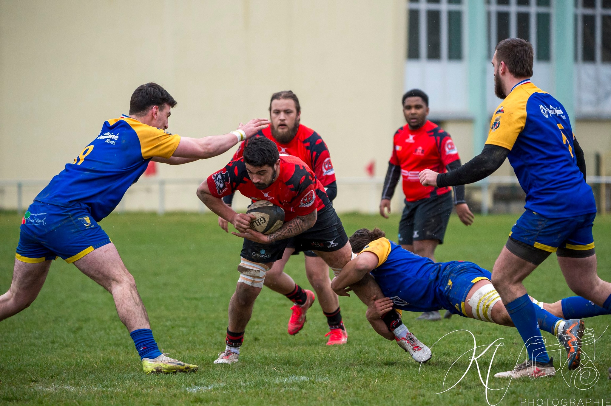  US Deux Ponts - US Renage Rives Rugby - Rugby - Fed2 2024 - US Deux Ponts vs Renage Rives (#F224US2PRRR03) Photo by: Karine Valentin | Siuxy Sports 2024-03-03