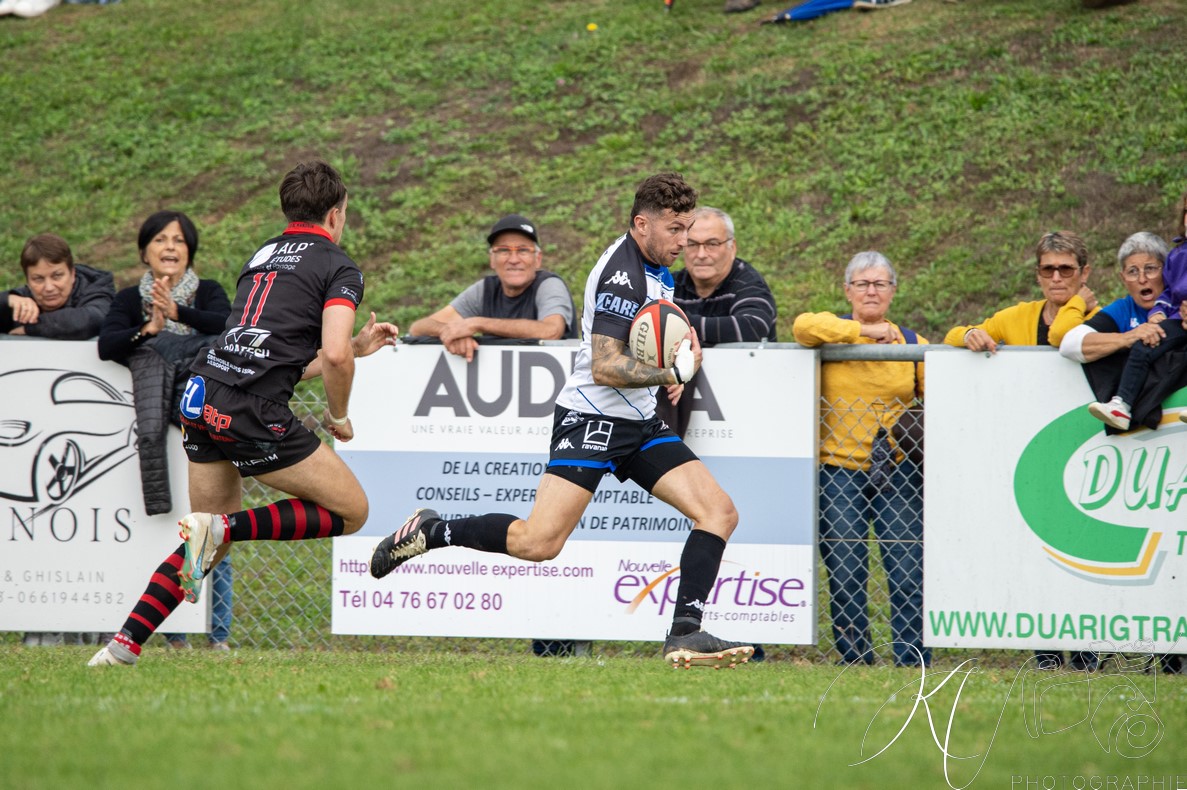  Bièvre Saint-Geoirs RC - US Vinay - Rugby - FFR 2024 Fed2 - Bievre SG vs US Vinay (#FFR24F2BSGUSV09) Photo by: Karine Valentin | Siuxy Sports 2024-09-22