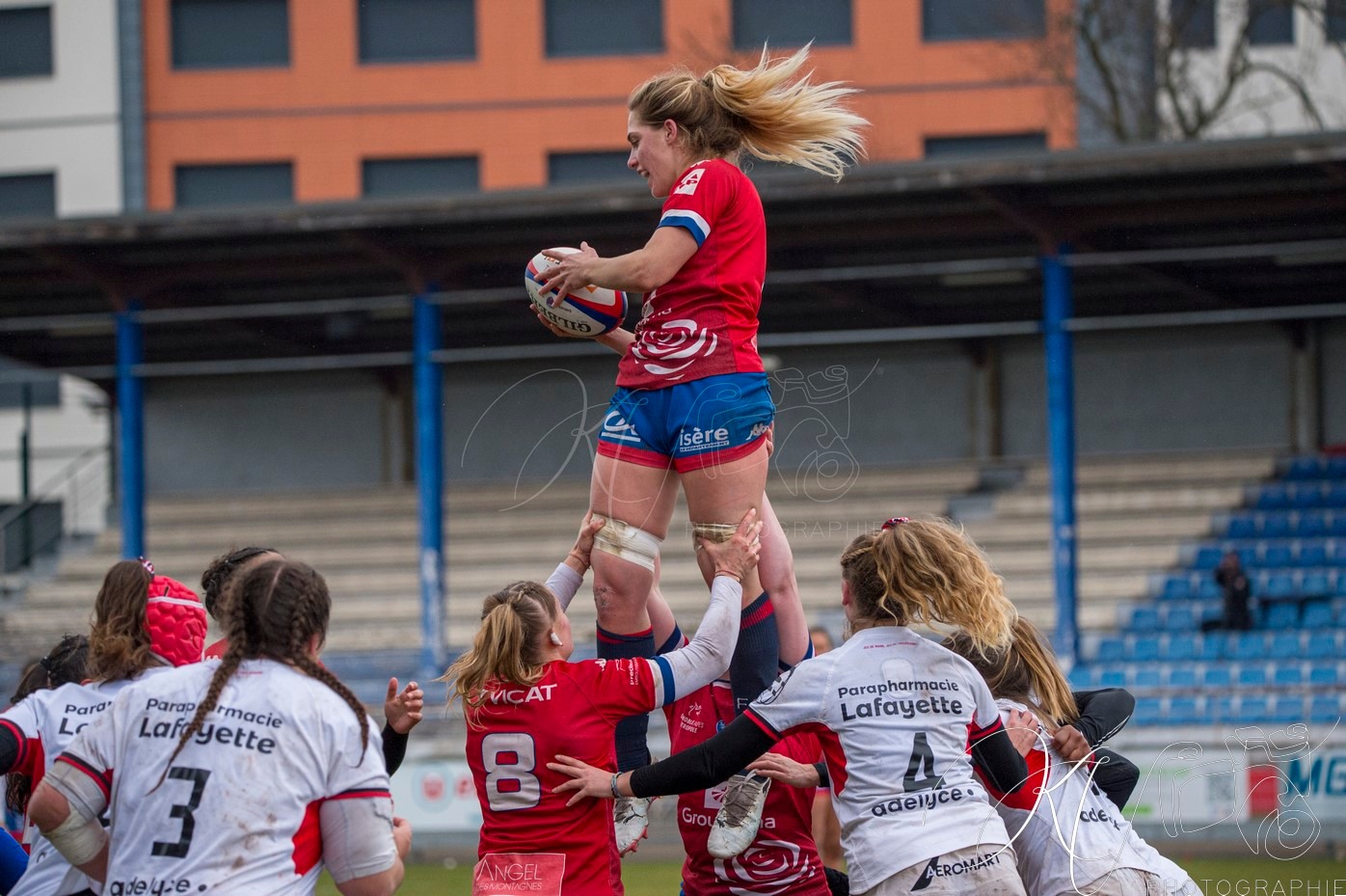  FC Grenoble Rugby - Stade Toulousain - Rugby - FFR 2024 - Élite 1 Fém - FC Grenoble (15) vs (15) Stade Toulousain RF (#FFR24E1FFCGST12) Photo by: Karine Valentin | Siuxy Sports 2024-12-07