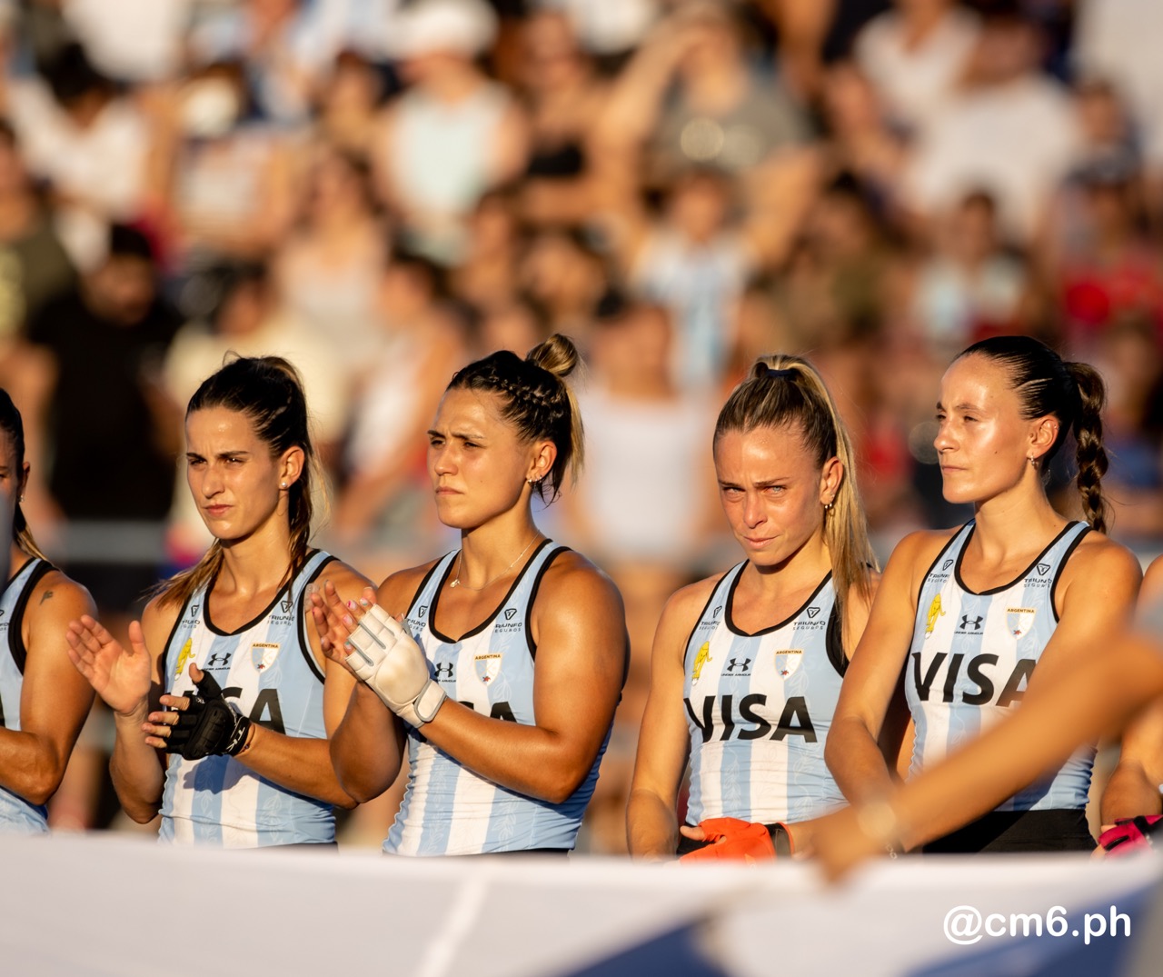 Agostina ALONSO - Agustina GORZELANY - Victoria SAUZE VALDEZ - Eugenia TRINCHINETTI -  Selección femenina de hockey sobre césped de Argentina - Netherlands women's national field hockey team - Field hockey - FIH PRO LEAGUE FEM 2023-2024 - ARGENTINA (1) VS (7) Países Bajos (#FIHPF24ARGPAB12) Photo by: Christian Mas | Siuxy Sports 2023-12-12