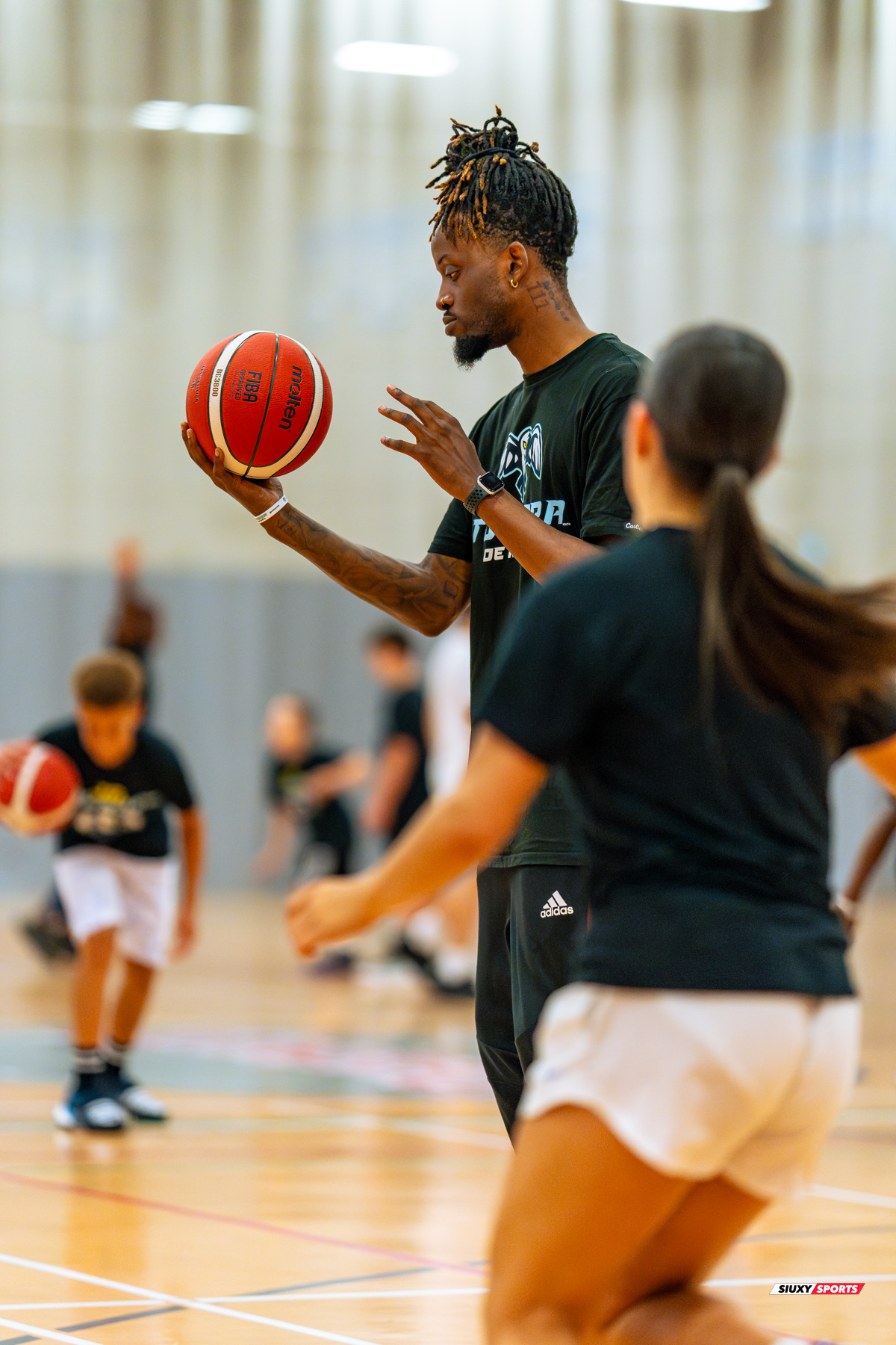 Narcisse KALAMBA -  Montreal -  - Basketball - Camp d'été de Basketball Jr Toundra 2024 (#2024JRTOUNDRA016) Photo by:  | Siuxy Sports 2024-06-29