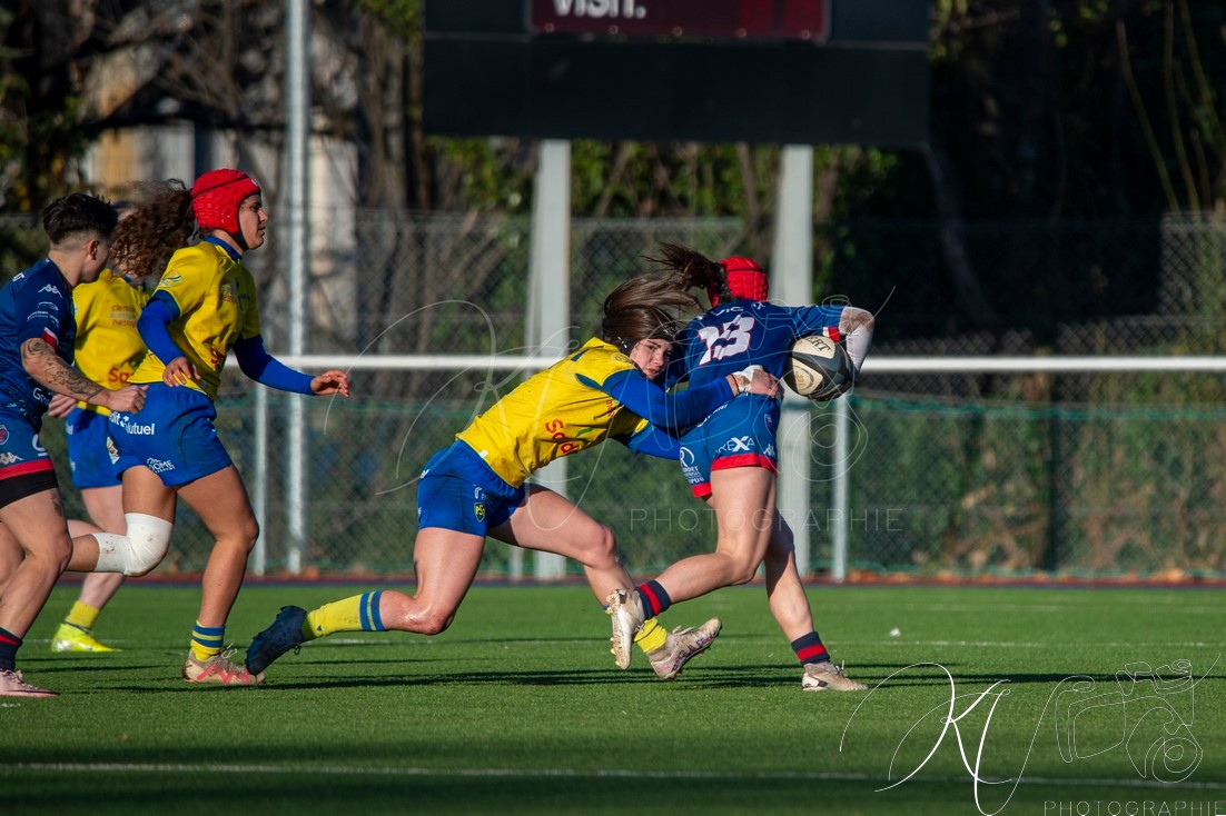  FC Grenoble Rugby - ASM Romagnat rugby féminin - Rugby - FFR 2024 - Réserve Élite - FCG Amazones vs ASM Romagnat (#FFR24REFCGASMR11) Photo by: Karine Valentin | Siuxy Sports 2024-11-30