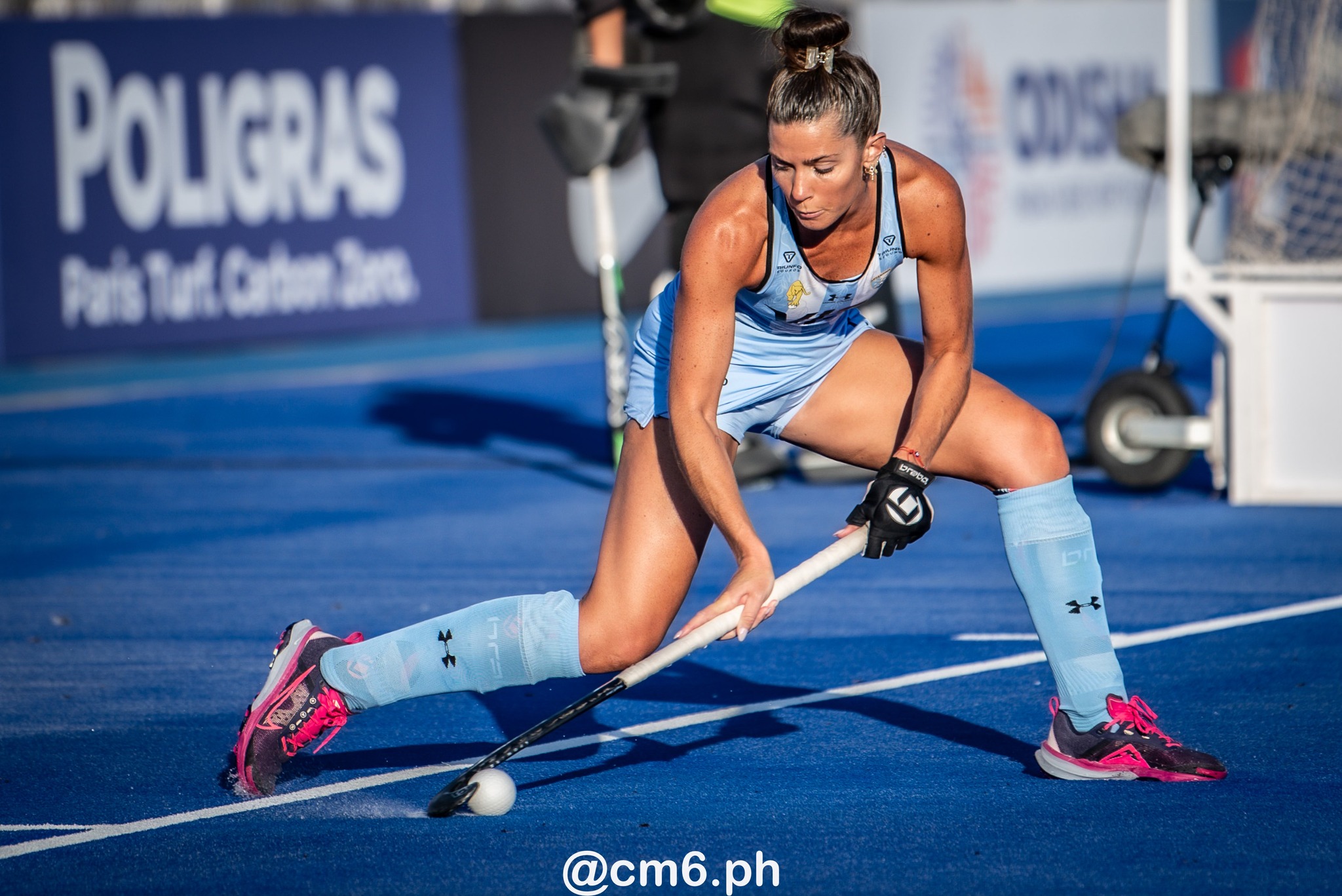 Agustina ALBERTARRIO -  Selección femenina de hockey sobre césped de Argentina - Netherlands women's national field hockey team - Field hockey - FIH Pro League Fem 2023-2024 - Argentina (1) vs (4) Netherlands (#FIHPF24ARGNET12) Photo by: Christian Mas | Siuxy Sports 2023-12-08