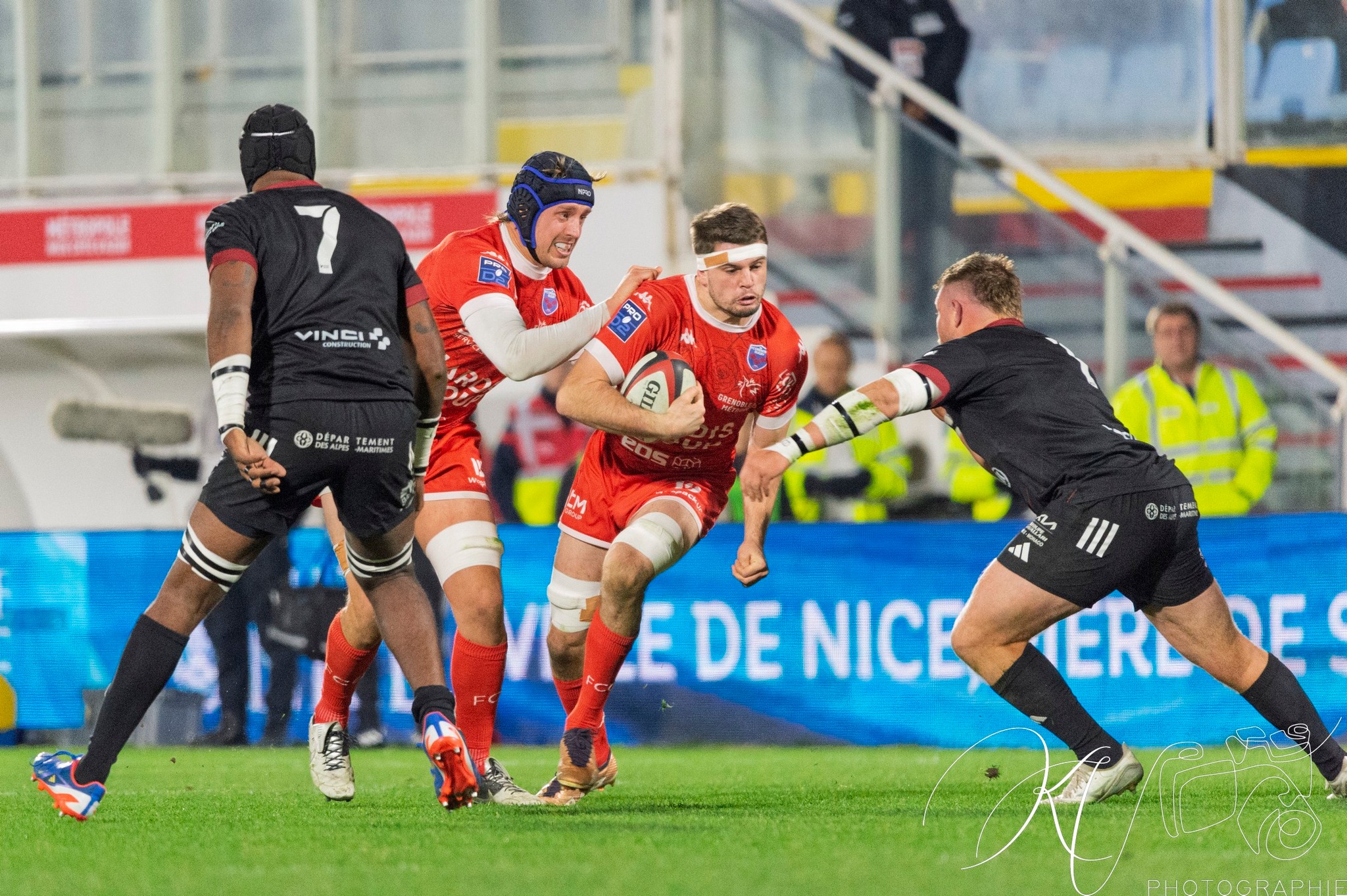  Stade niçois - FC Grenoble Rugby - Rugby - FFR 2024 Fed2 - Stade Niçois (18) vs (49) Grenoble Rugby (#FFR24FsSTGFC12) Photo by: Karine Valentin | Siuxy Sports 2024-12-20