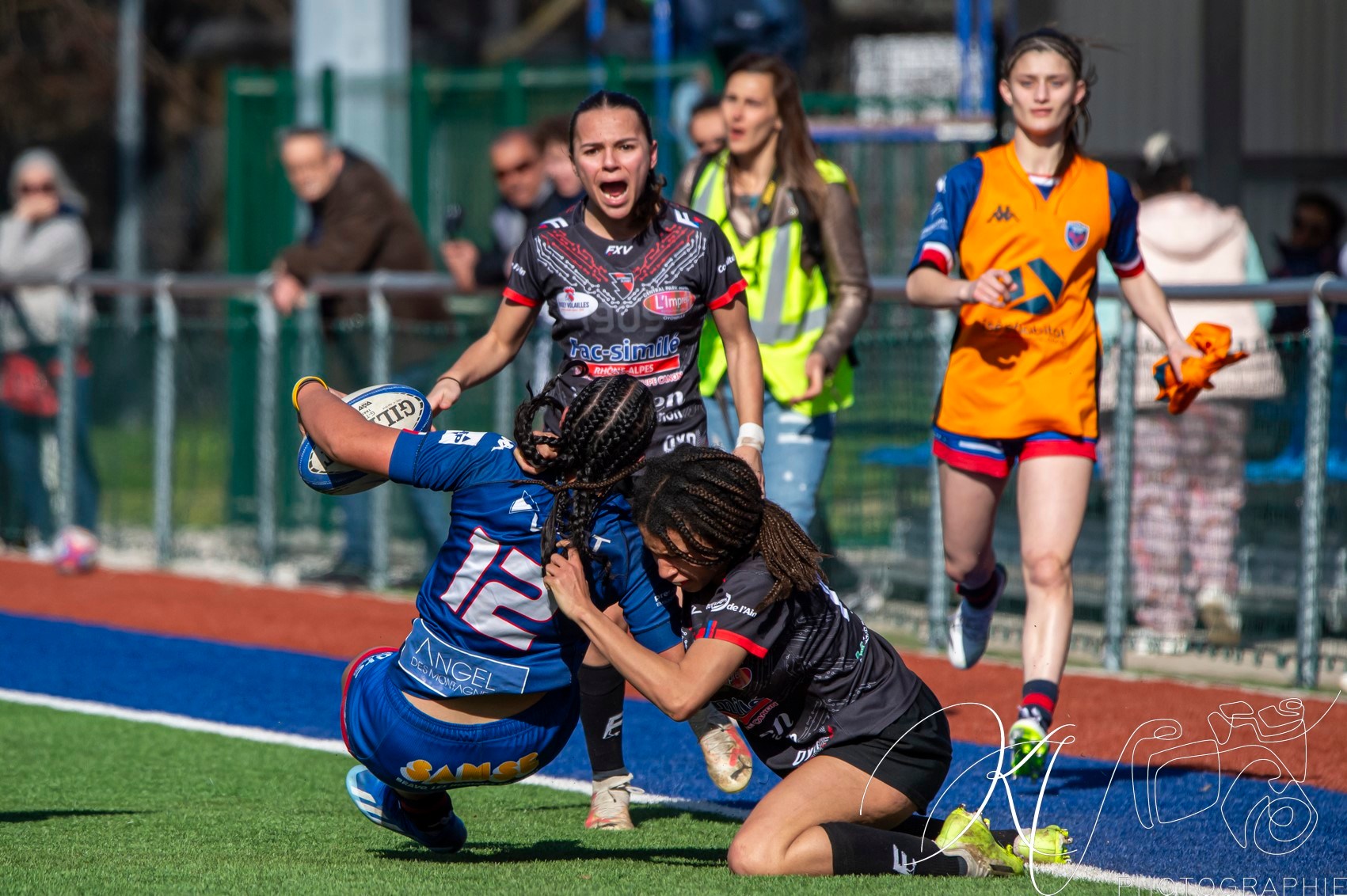  FC Grenoble Rugby - US Oyonnax Rugby - Rugby - 2024 U18 FCG AMAZONES vs US OYONNAX (#FFR24U18FCGUSO03) Photo by: Karine Valentin | Siuxy Sports 2024-03-16