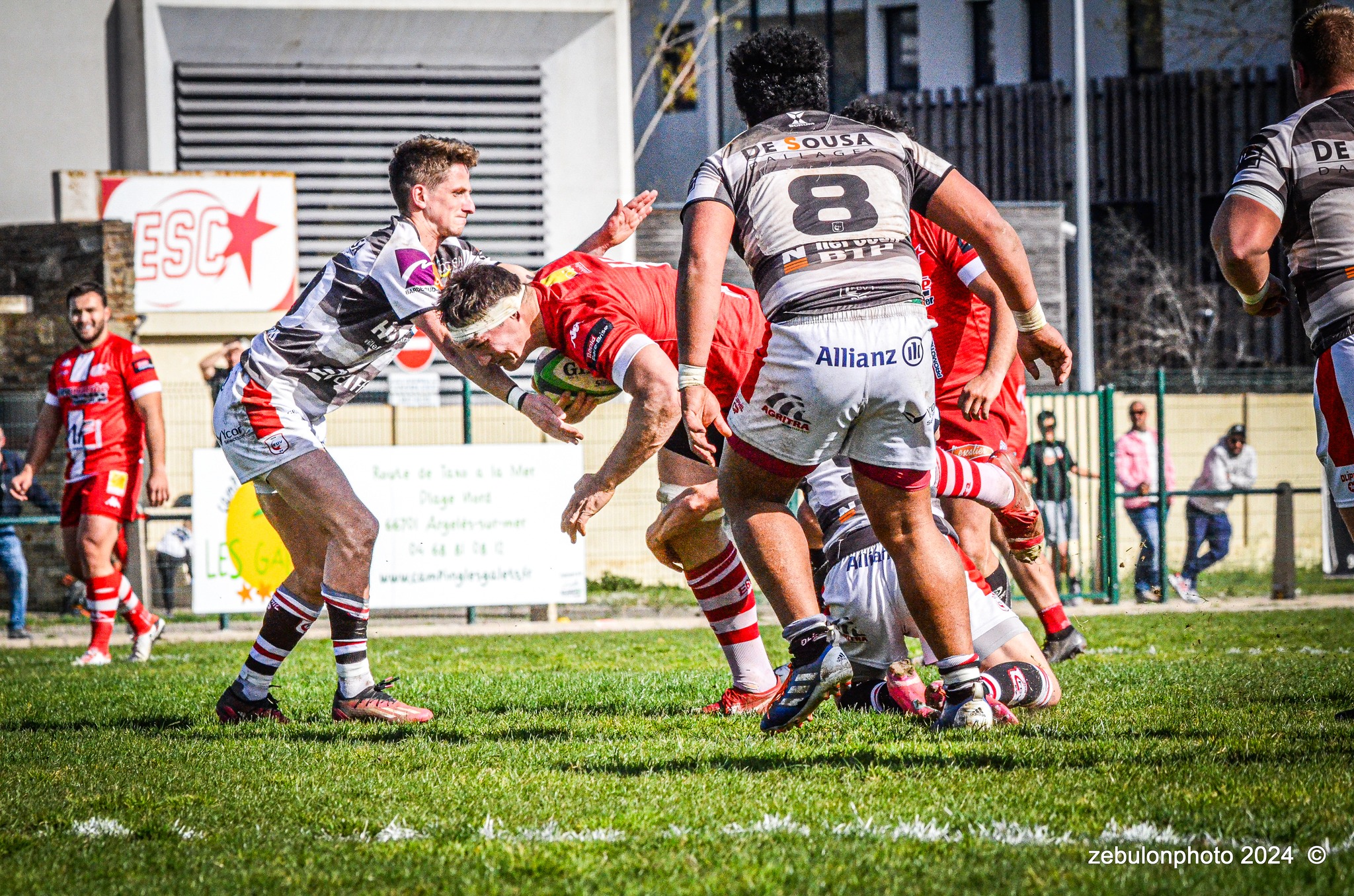  Étoile Sportive Catalane - Football Club Villefranchois - Lauragais - Rugby - FFR -  Fed 2 2024 - Etoile Sportive Catalane vs FC Villefranchois (#FFR24F2ESCFCV03) Photo by: Photo Zebulon | Siuxy Sports 2024-03-23